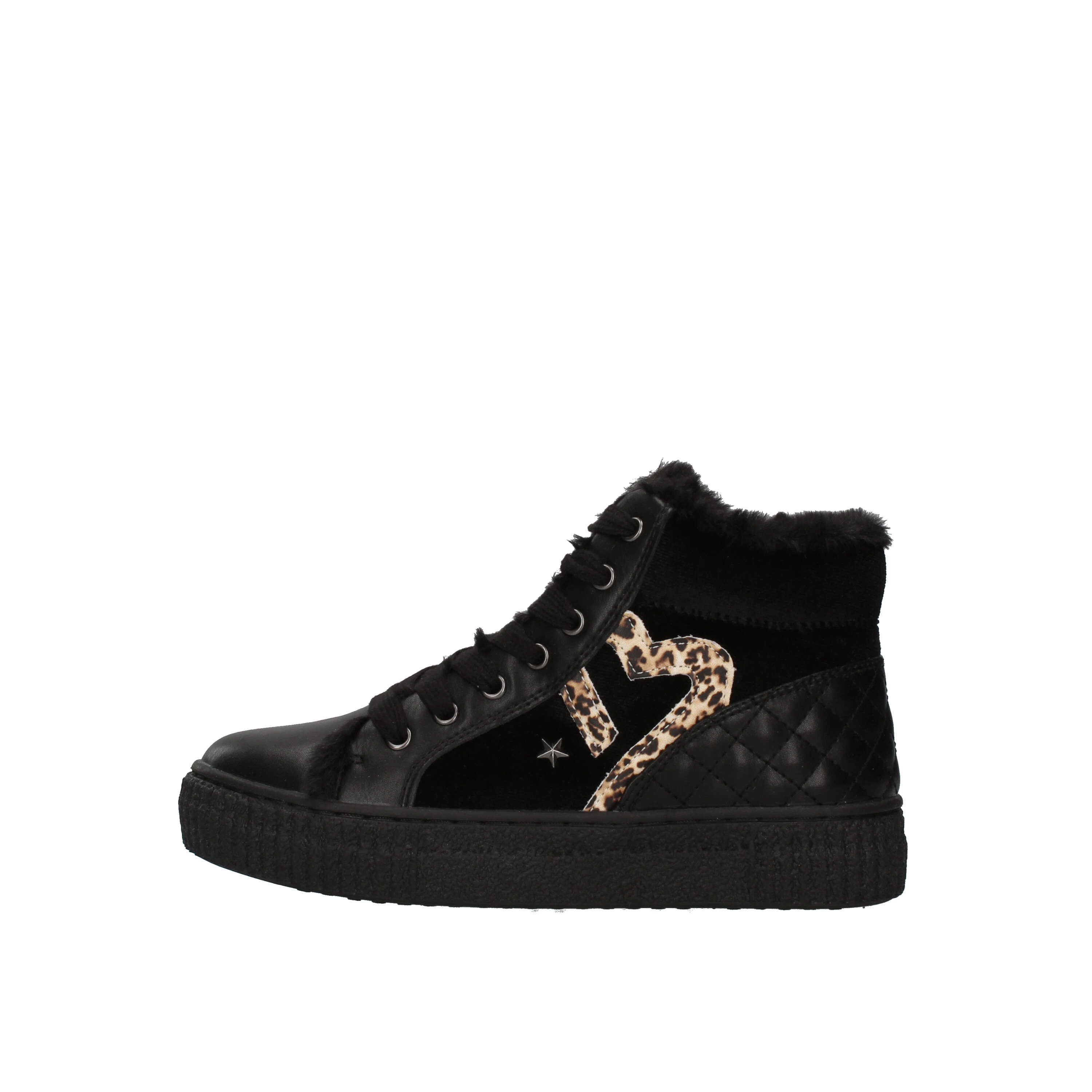 SNEAKERS CON CUORE LEOPARDATO