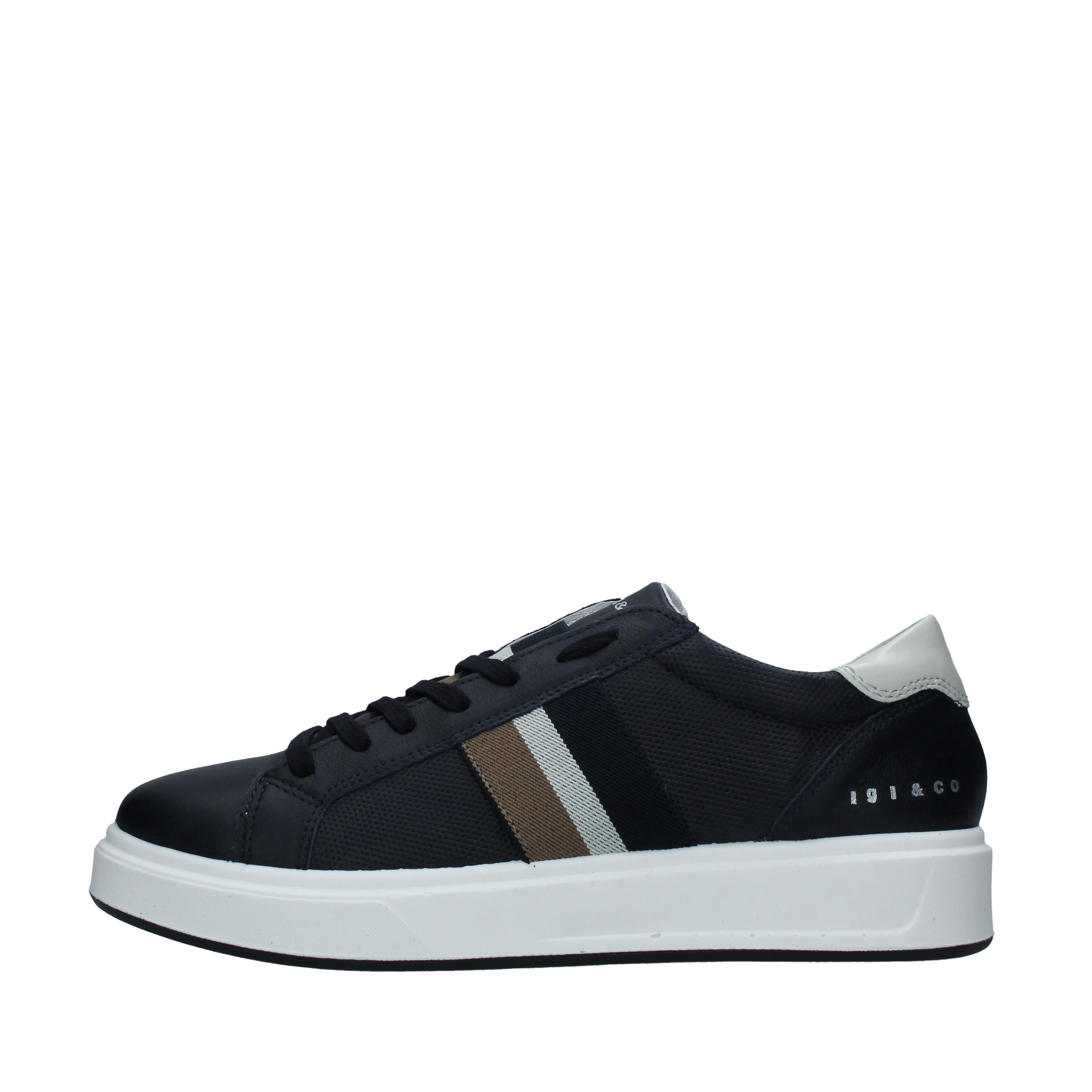 SNEAKERS CON FASCIA COLORATA UOMO BLU