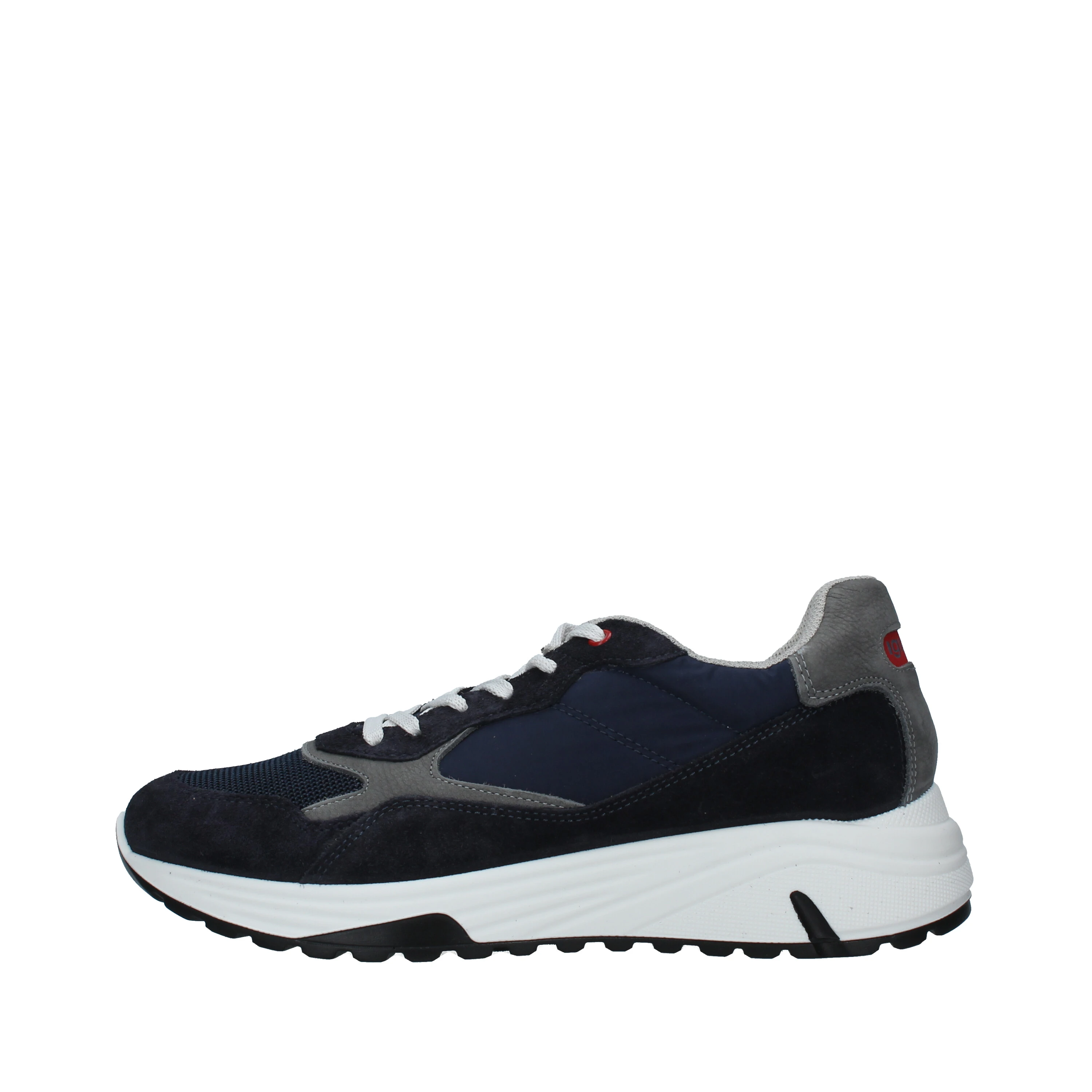 SNEAKERS PLATFORM CON DETTAGLI COLORATI UOMO BLU