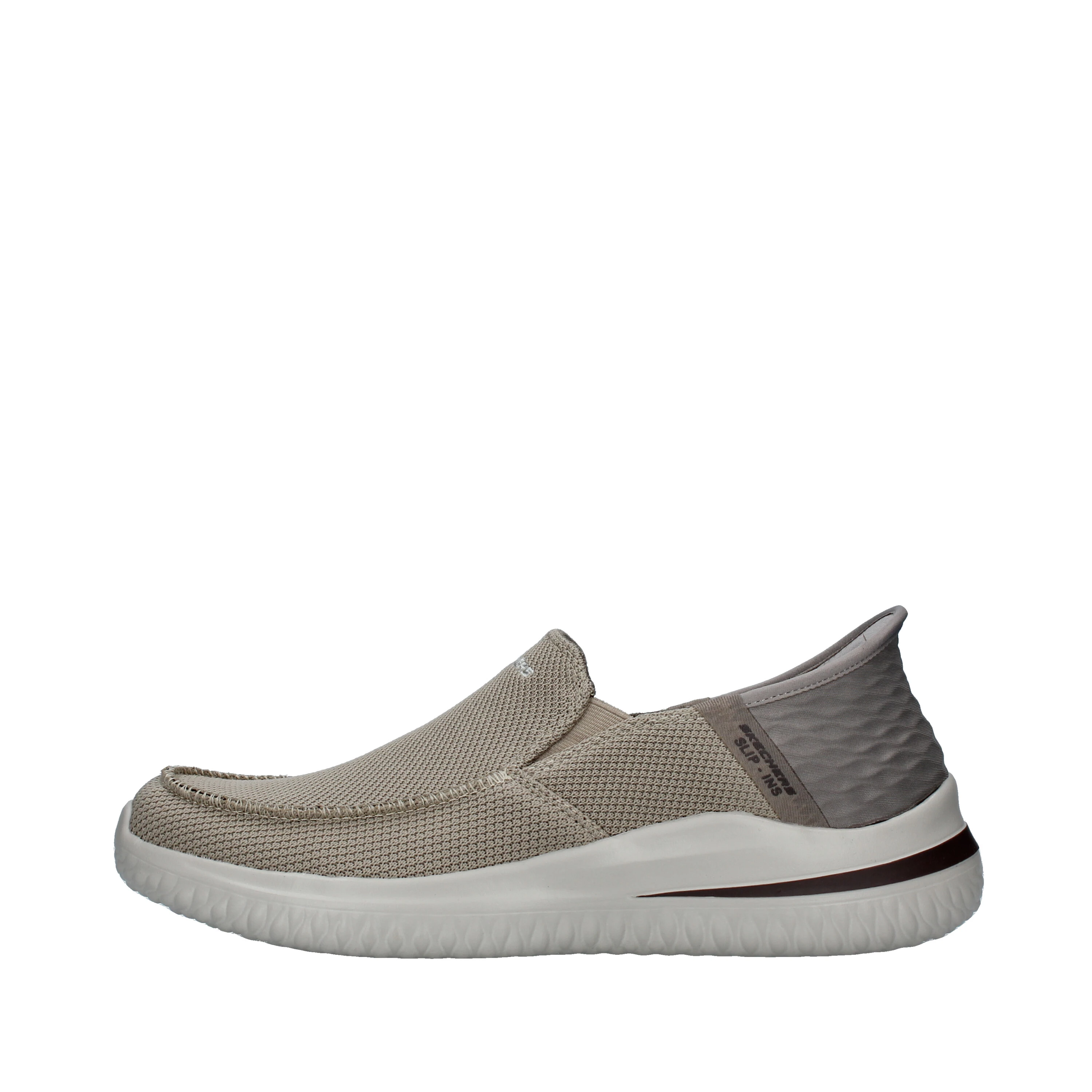 SNEAKERS SLIP ON IN TESSUTO UOMO BEIGE