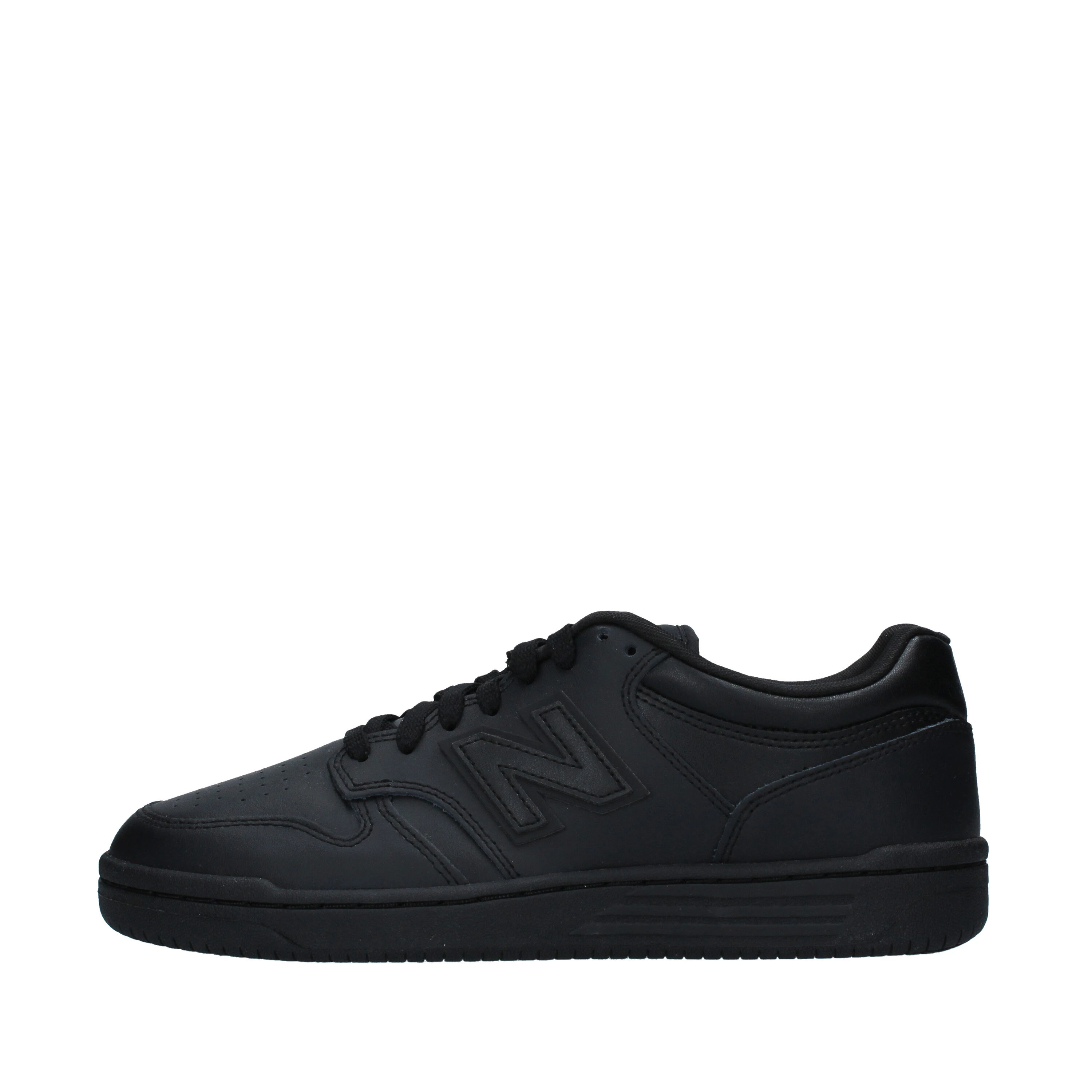 SNEAKERS BASSE 480 IN MISTO PELLE UNISEX ADULTO NERO