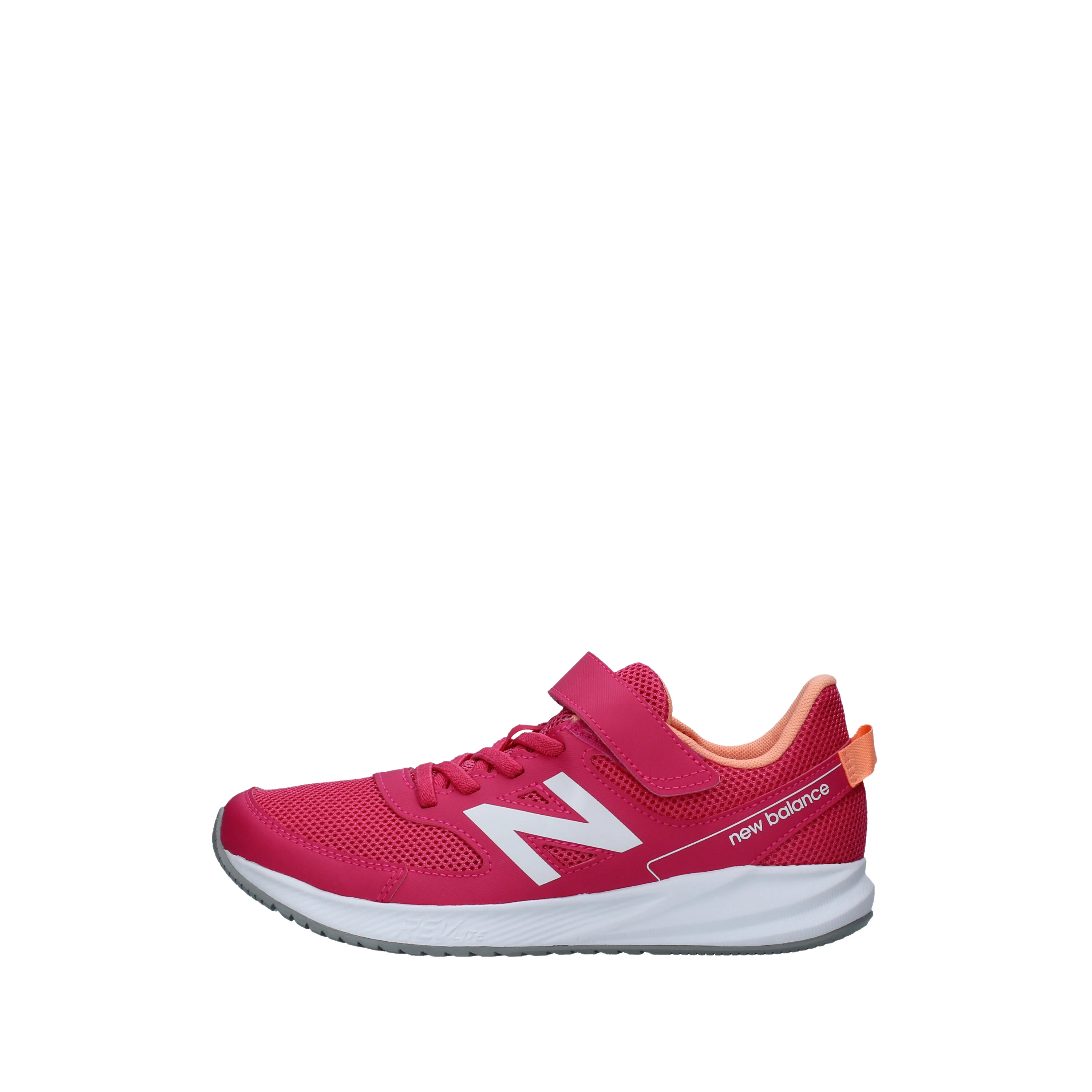 SNEAKERS CON STRAPPO E LACCI 570 BAMBINA ROSA