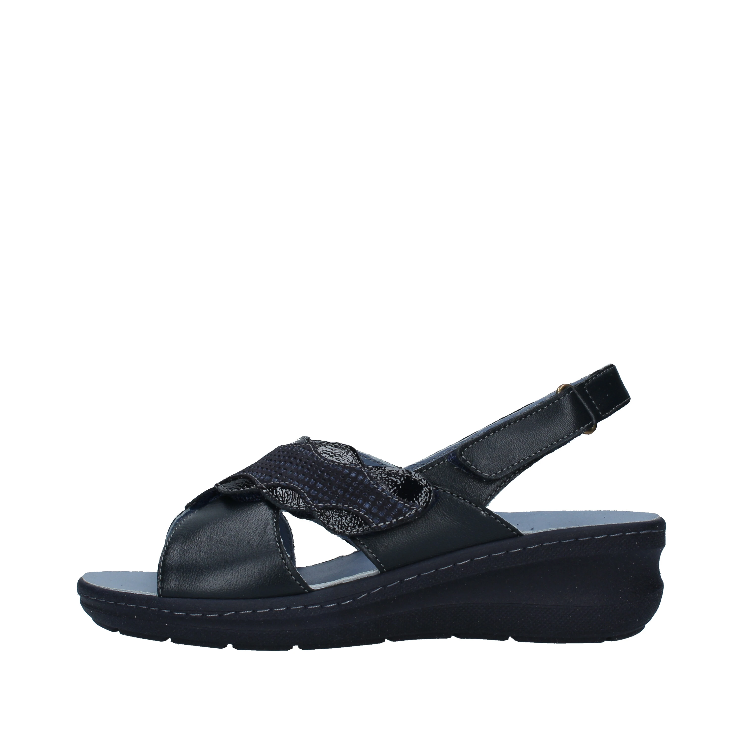 SANDALI CON CINTURINO A STRAPPO DONNA BLU