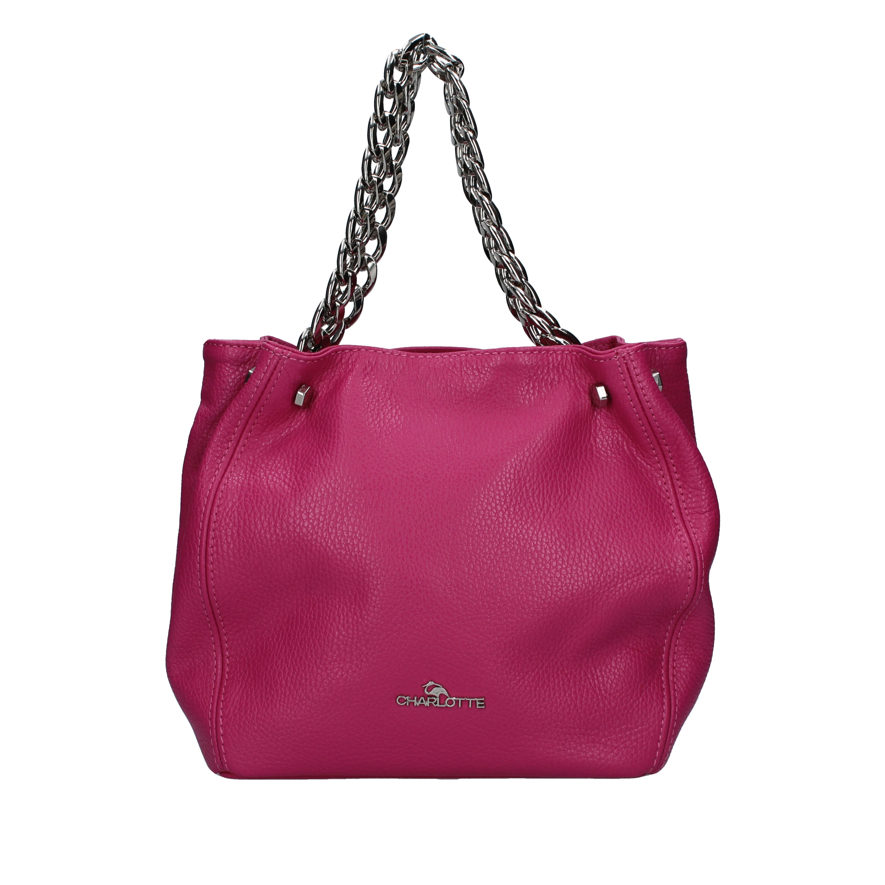 BORSA A MANO CON TRACOLLA DONNA FUCSIA