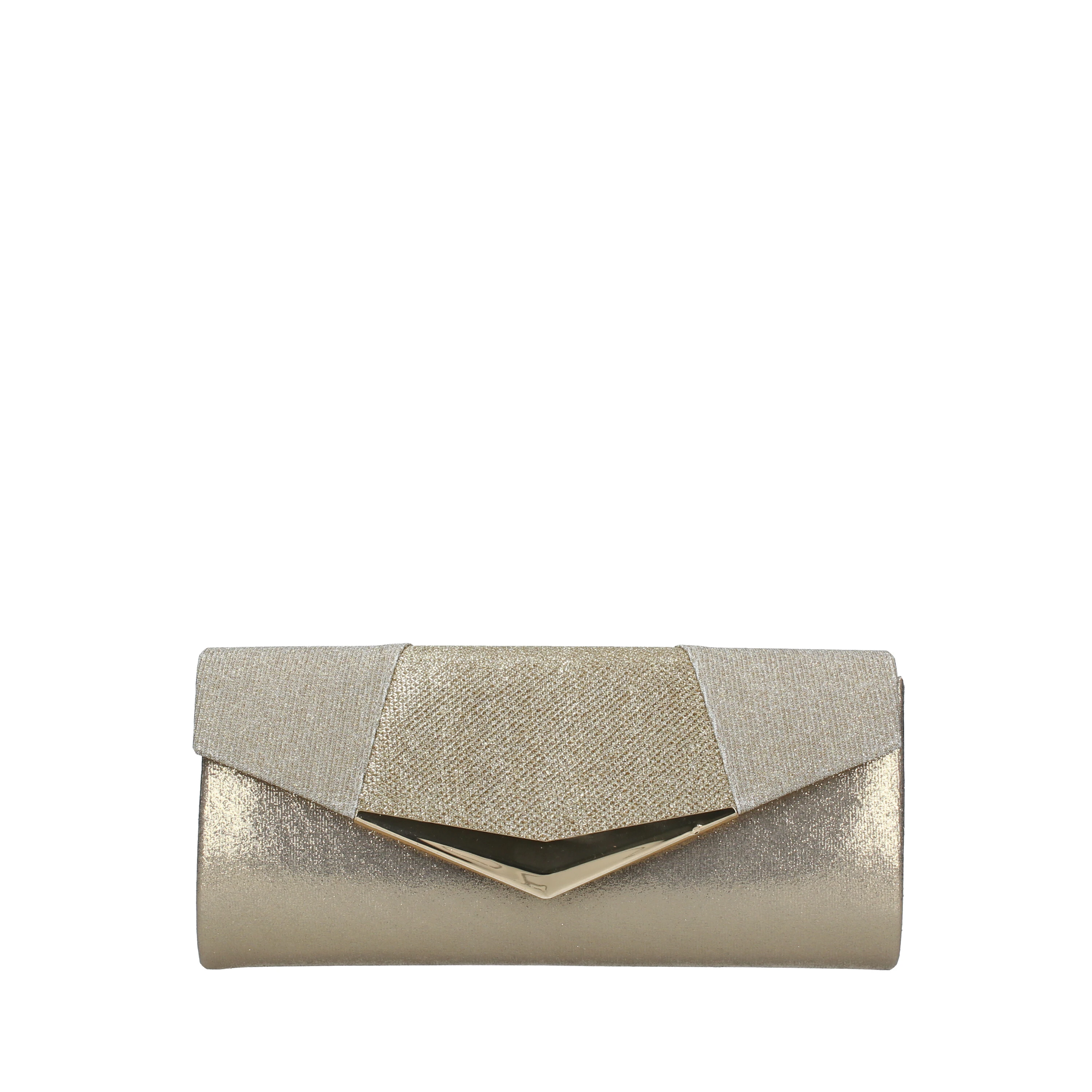 POCHETTE CON GLITTER DONNA ORO