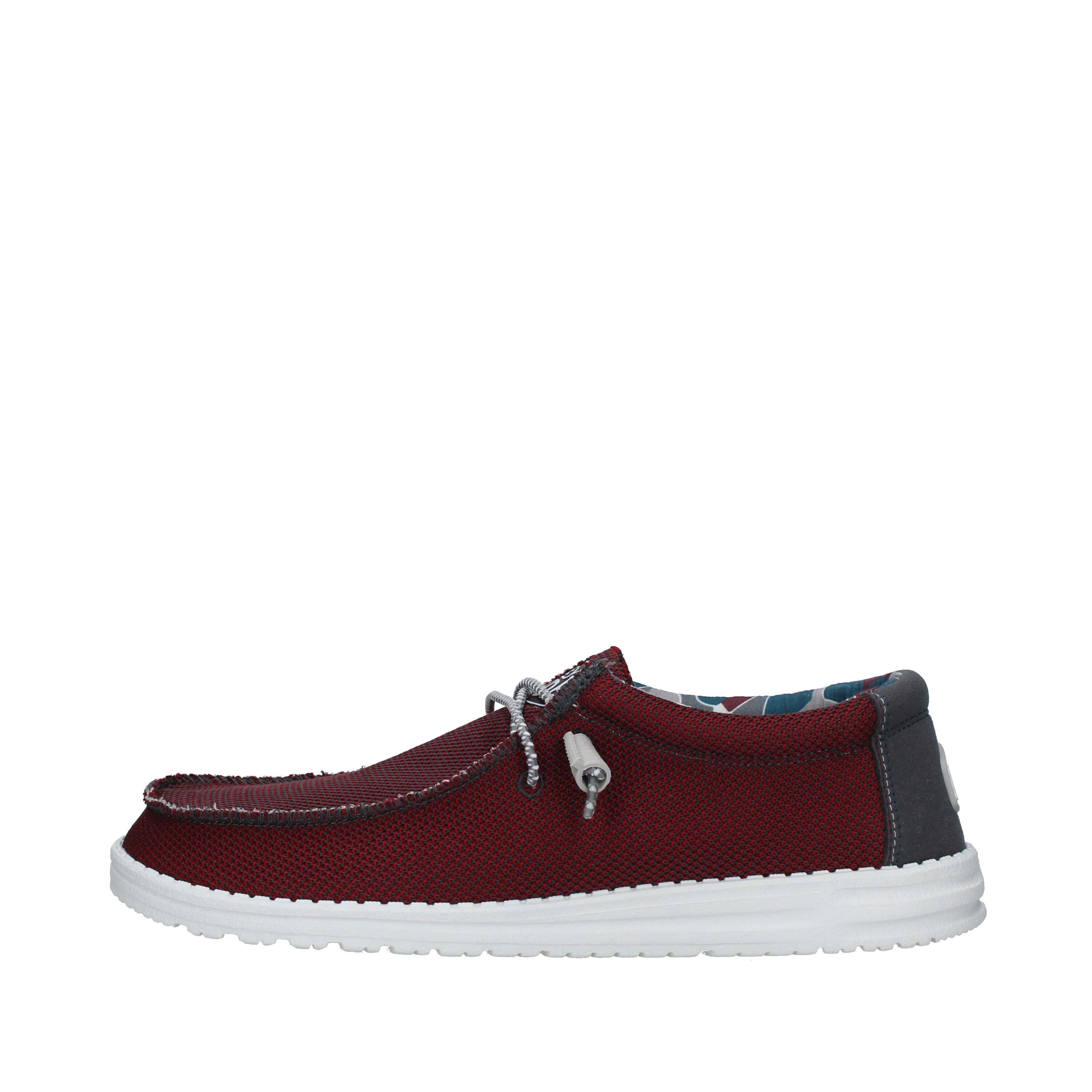 MOCASSINI SPORTIVI WALLY SOX TRIPLE NEEDLE UOMO ROSSO