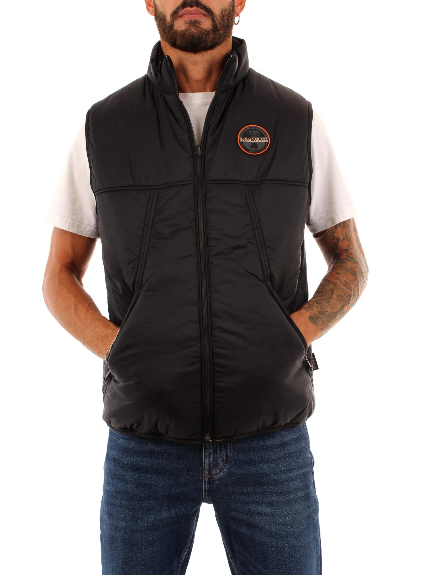 GILET IMBOTTITO UOMO NERO