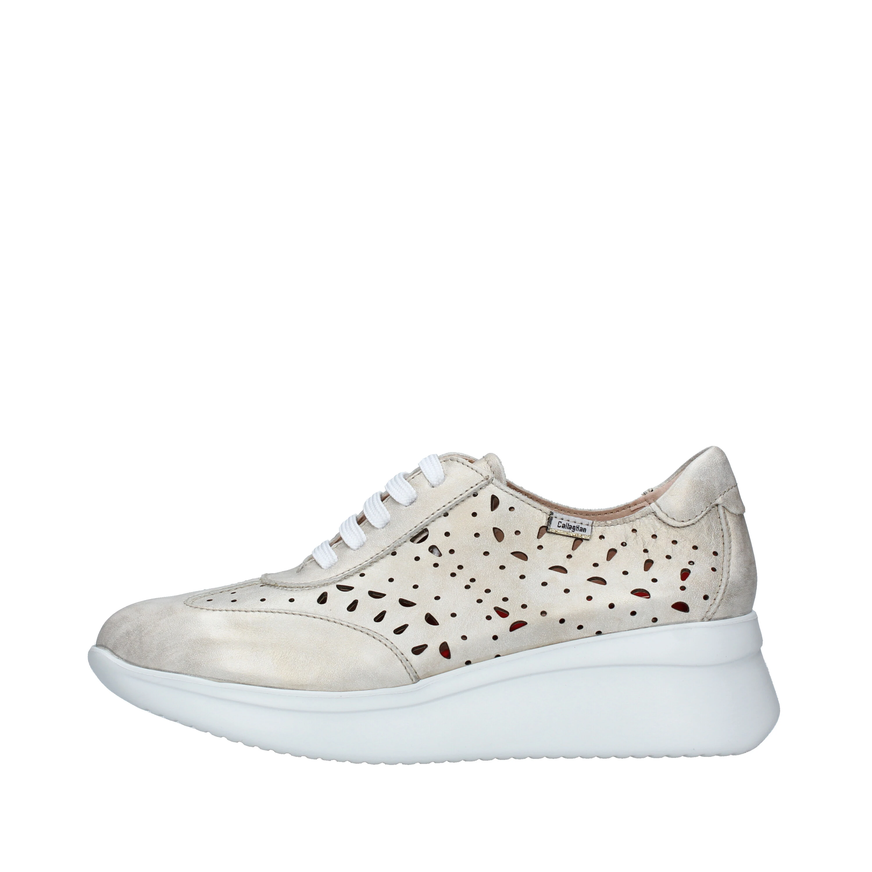 SNEAKERS TRAFORATE DONNA ORO