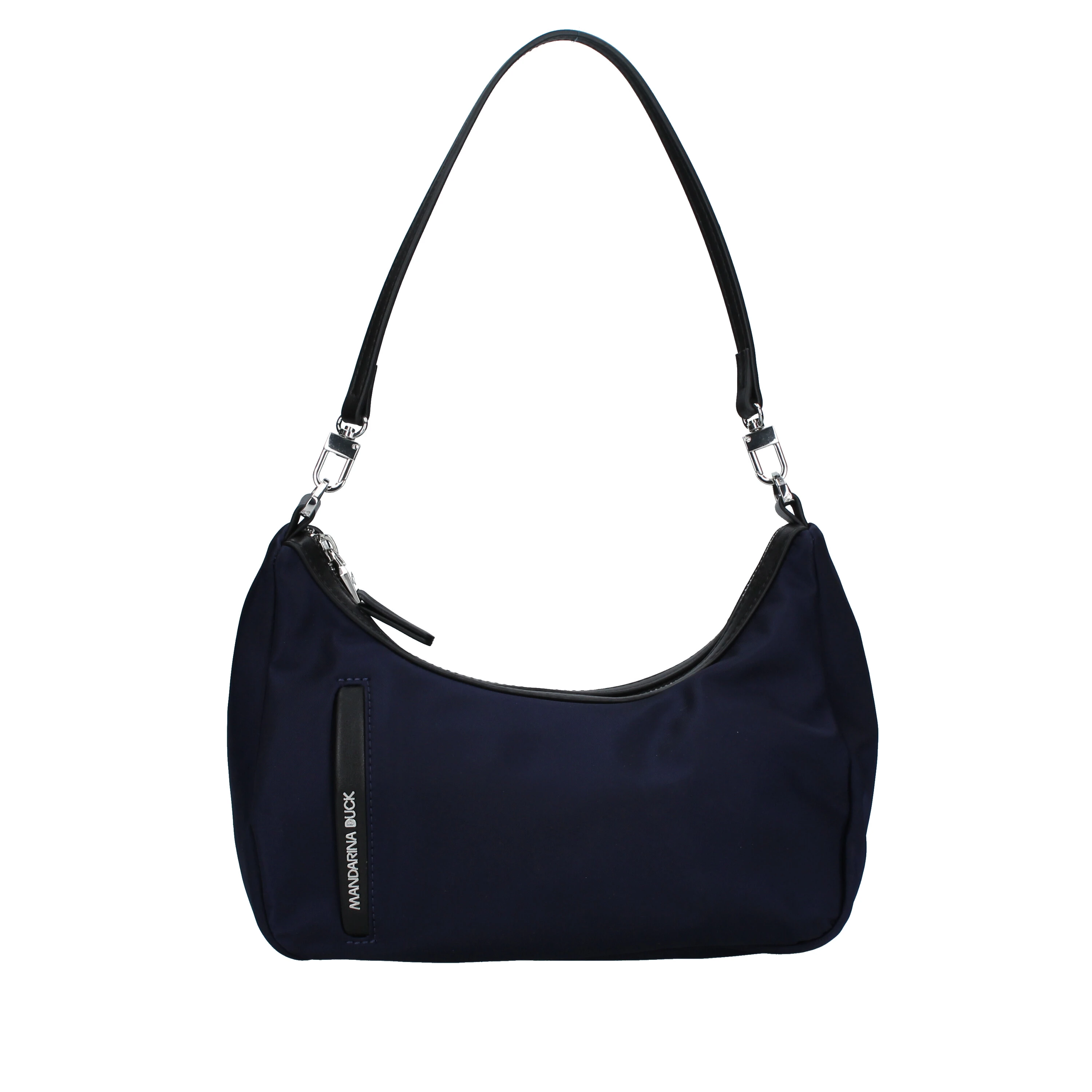 BORSA A SPALLA HUNTER A MEZZALUNA DONNA BLU NERO