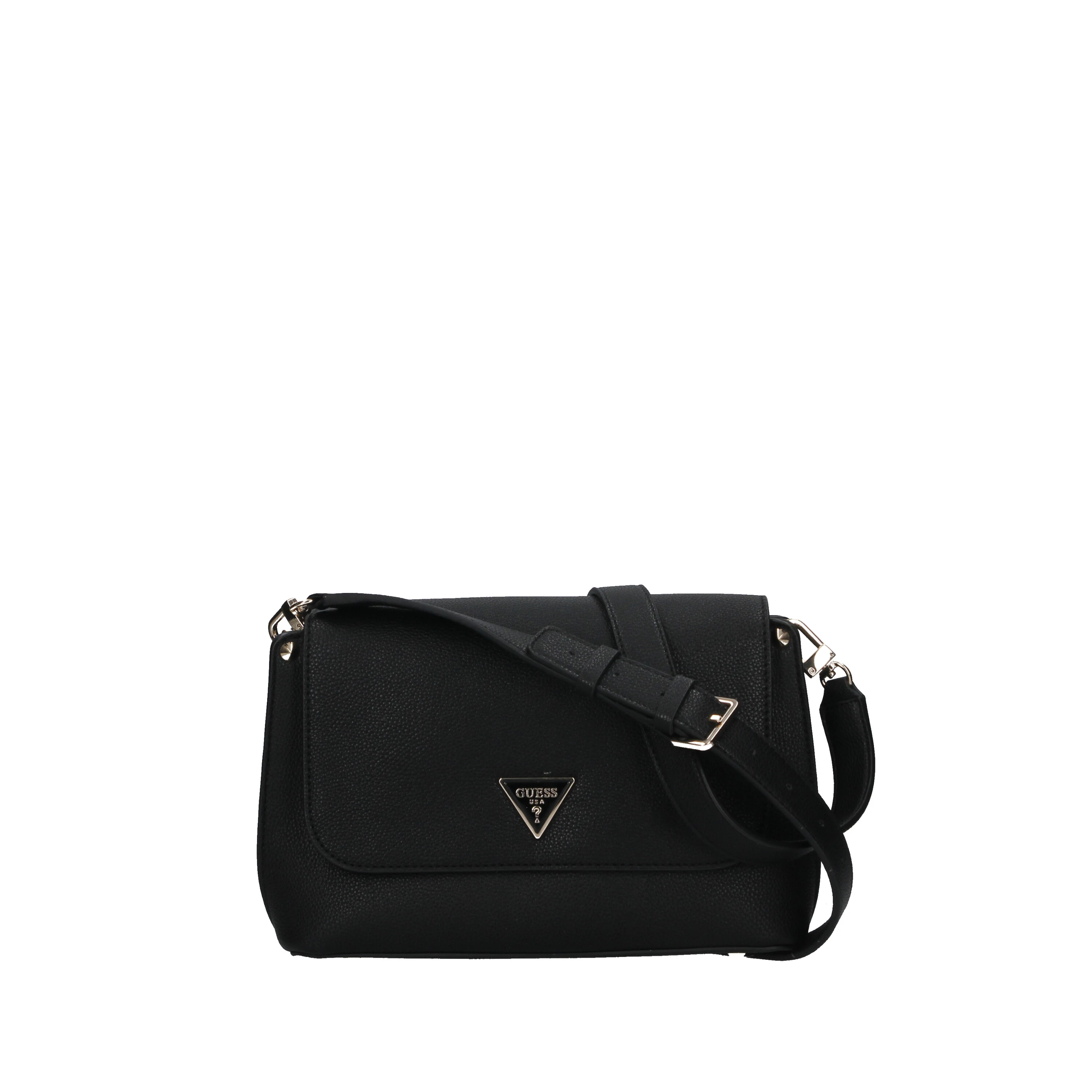 BORSA A TRACOLLA MERIDIAN FLAP IN ECOPELLE DONNA NERO