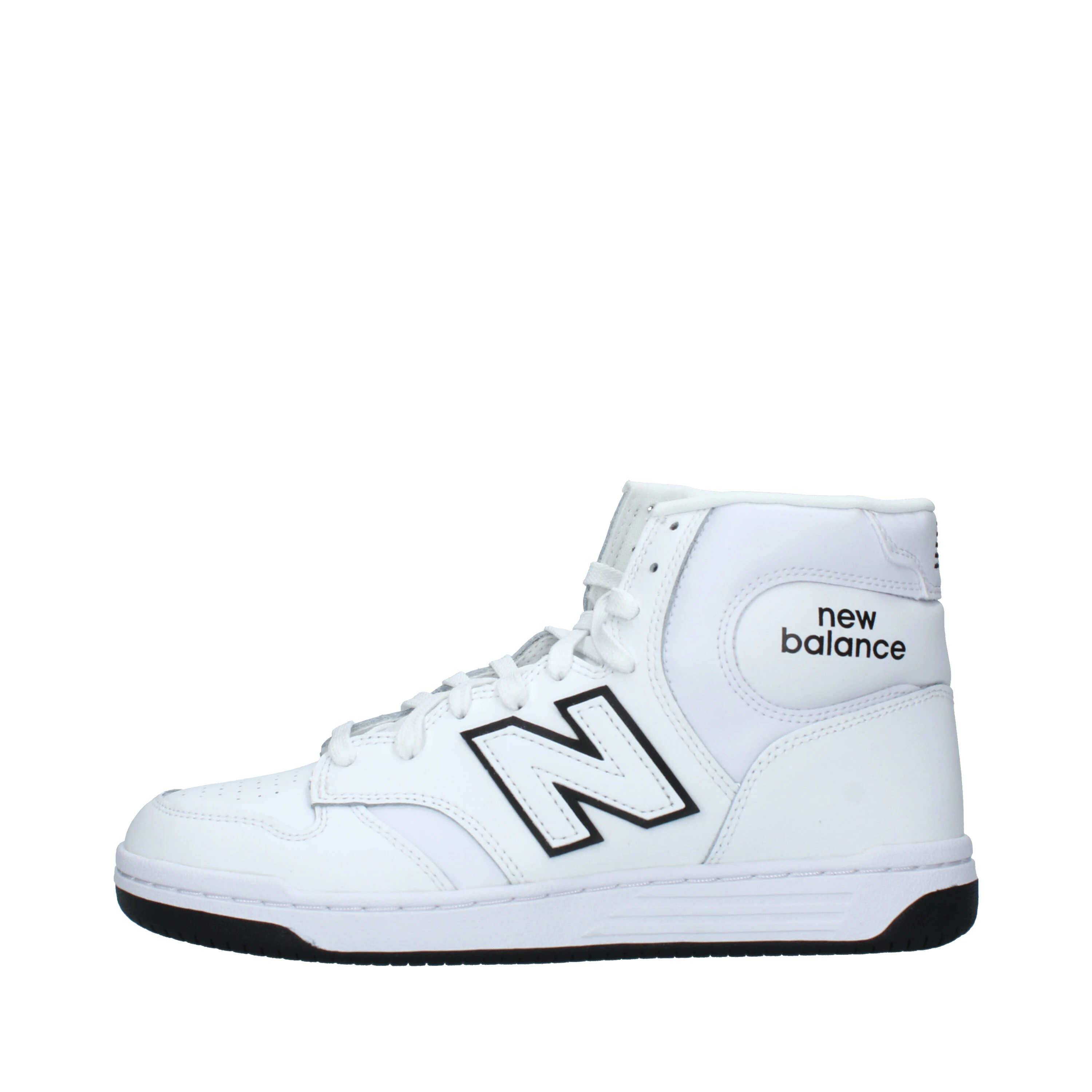 SNEAKERS ALTE 480 IN ECOPELLE CON LOGO UNISEX ADULTO BIANCO