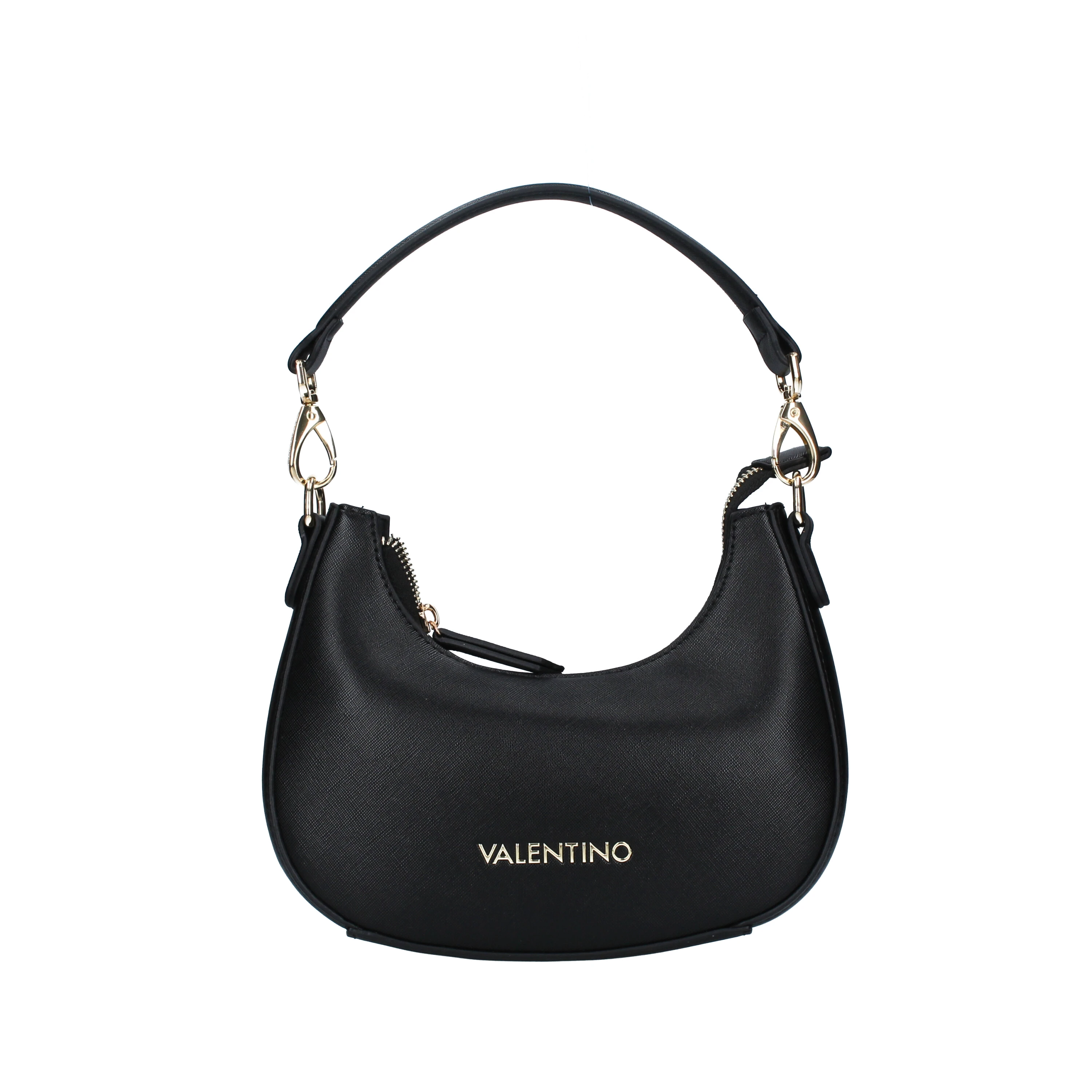 BORSA A SPALLA ZERO RE CON TRACOLLA AMOVIBILE DONNA NERO