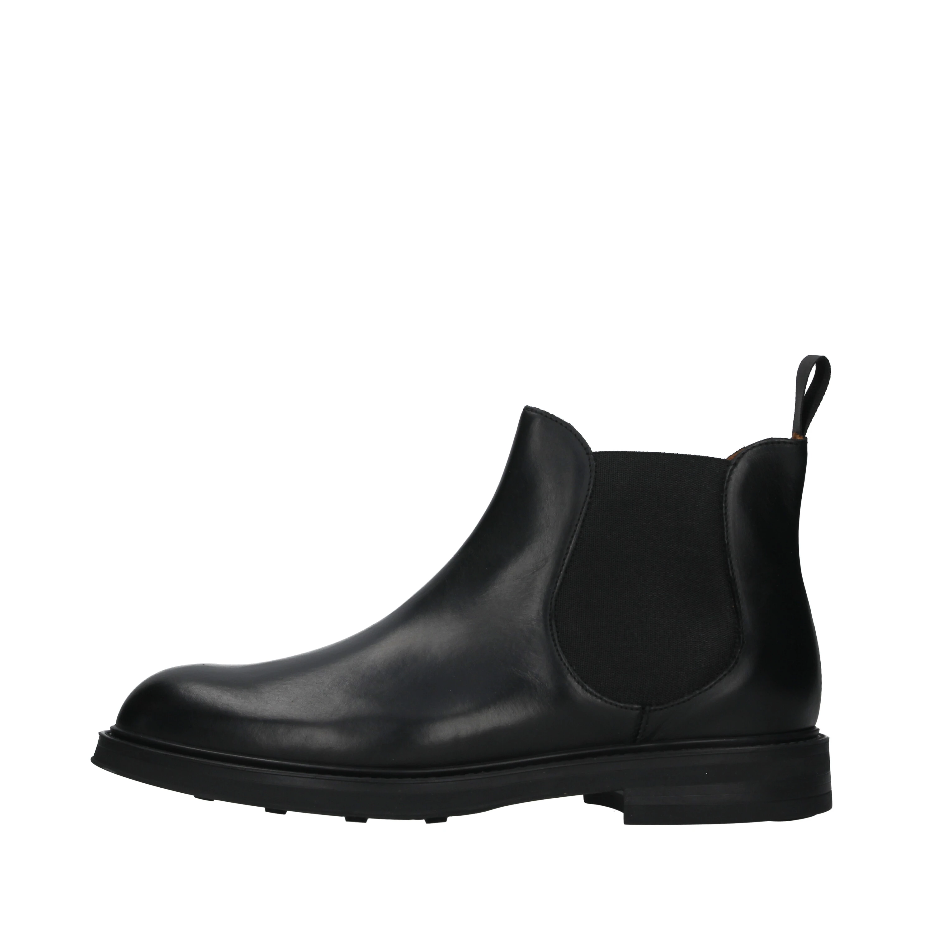 STIVALETTI CHELSEA IN PELLE UOMO NERO