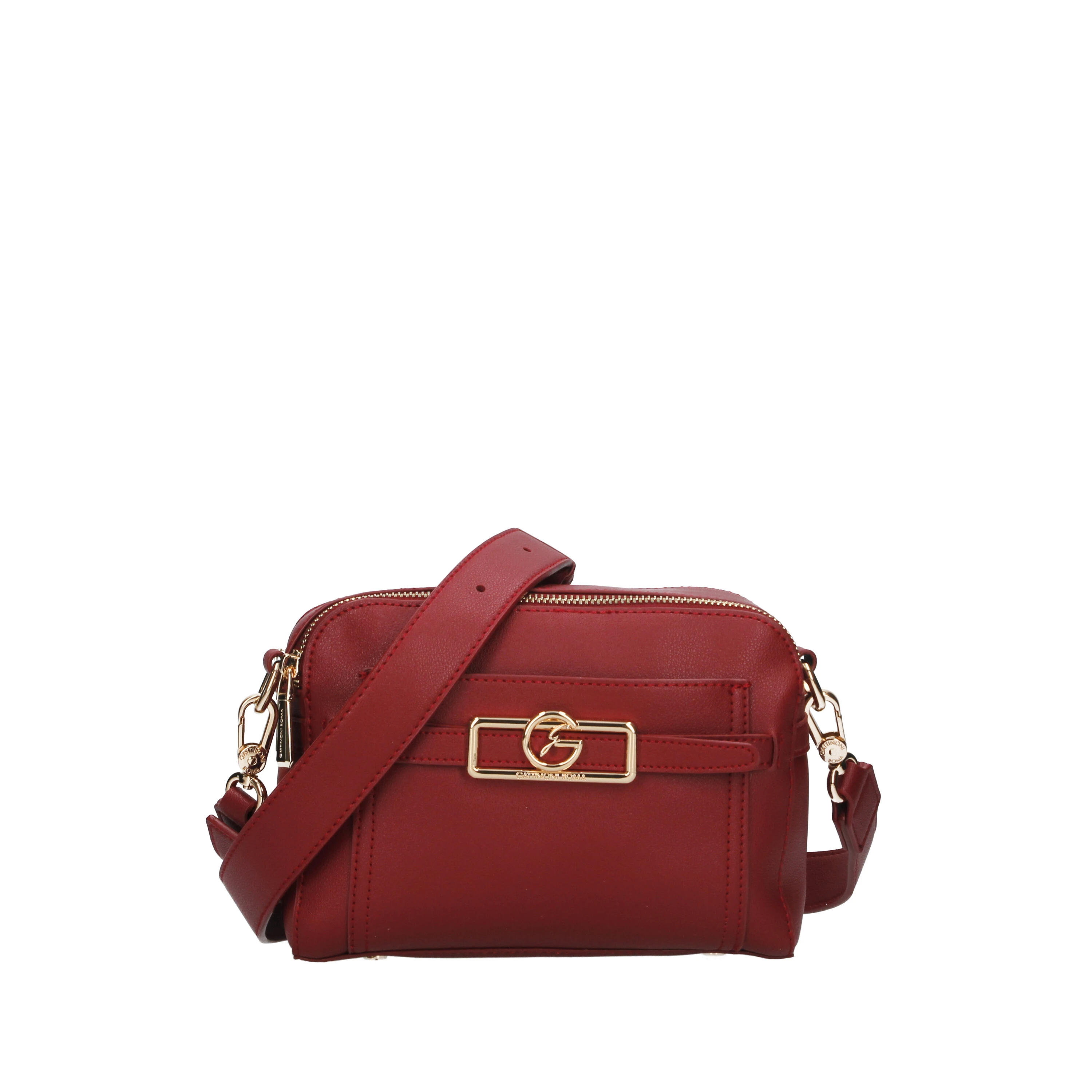 BORSA A TRACOLLA LADY SQUARED IN ECOPELLE DONNA BORDEAUX