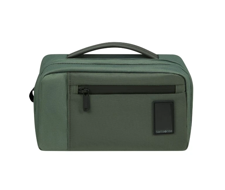 BEAUTY CASE CON ZIP UNISEX VERDE