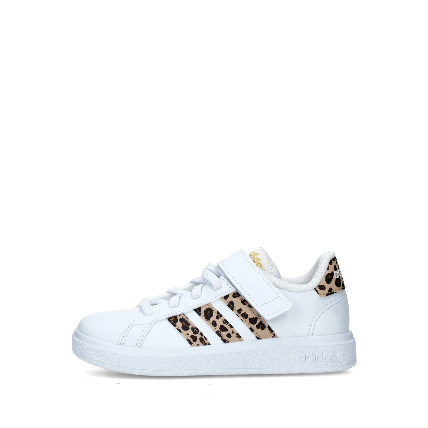 Adidas SNEAKERS BASSE GRAND COURT 2.0 CON DOPPIA CHIUSURA BAMBINA BIANCO BEIGE Step By Step Shop