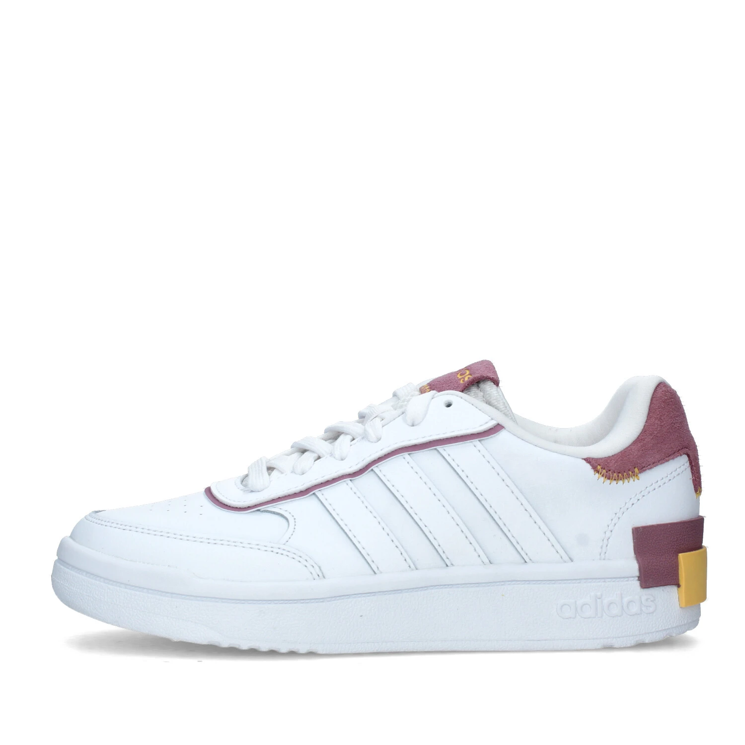 SNEAKERS BASSE POSTMOVE SE CON RICAMI DONNA BIANCO MAGENTA