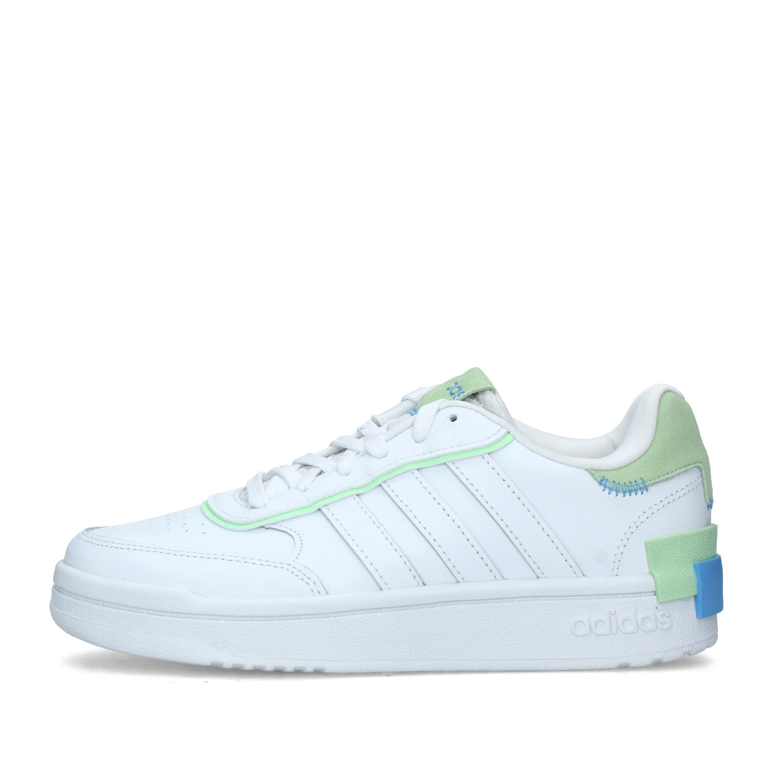 SNEAKERS BASSE POSTMOVE SE CON RICAMI DONNA BIANCO VERDE