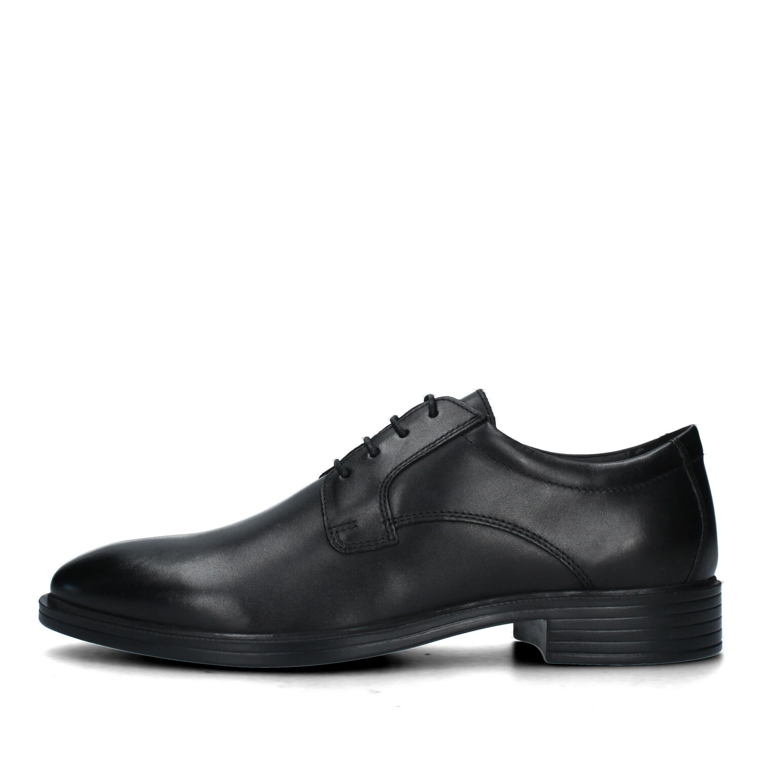 STRINGATE DERBY GLADWIN IN PELLE UOMO NERO