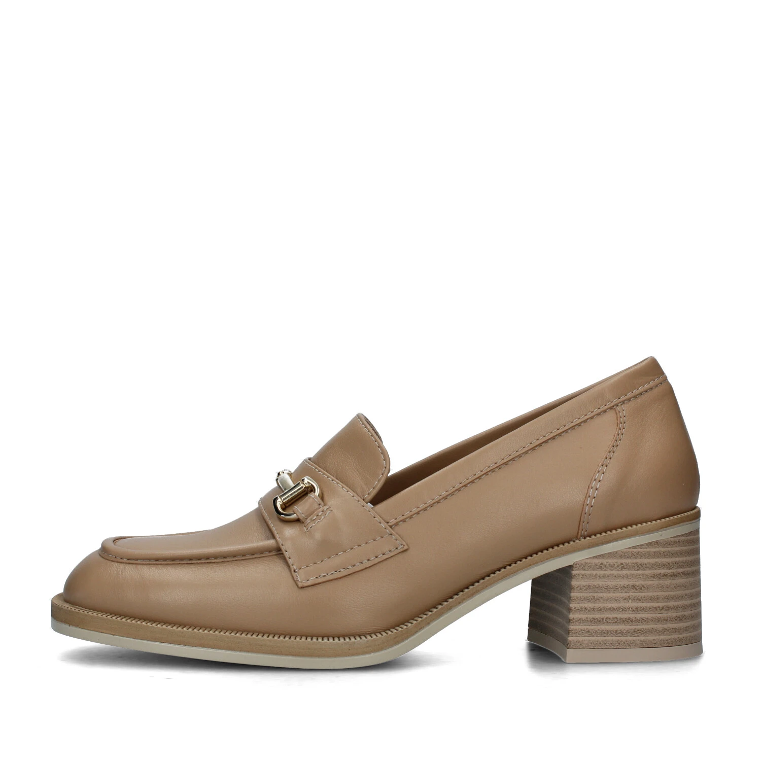 Mocassini Donna Nero Giardini - In Pelle, Tacco Basso, Made In Italy - Foto 6