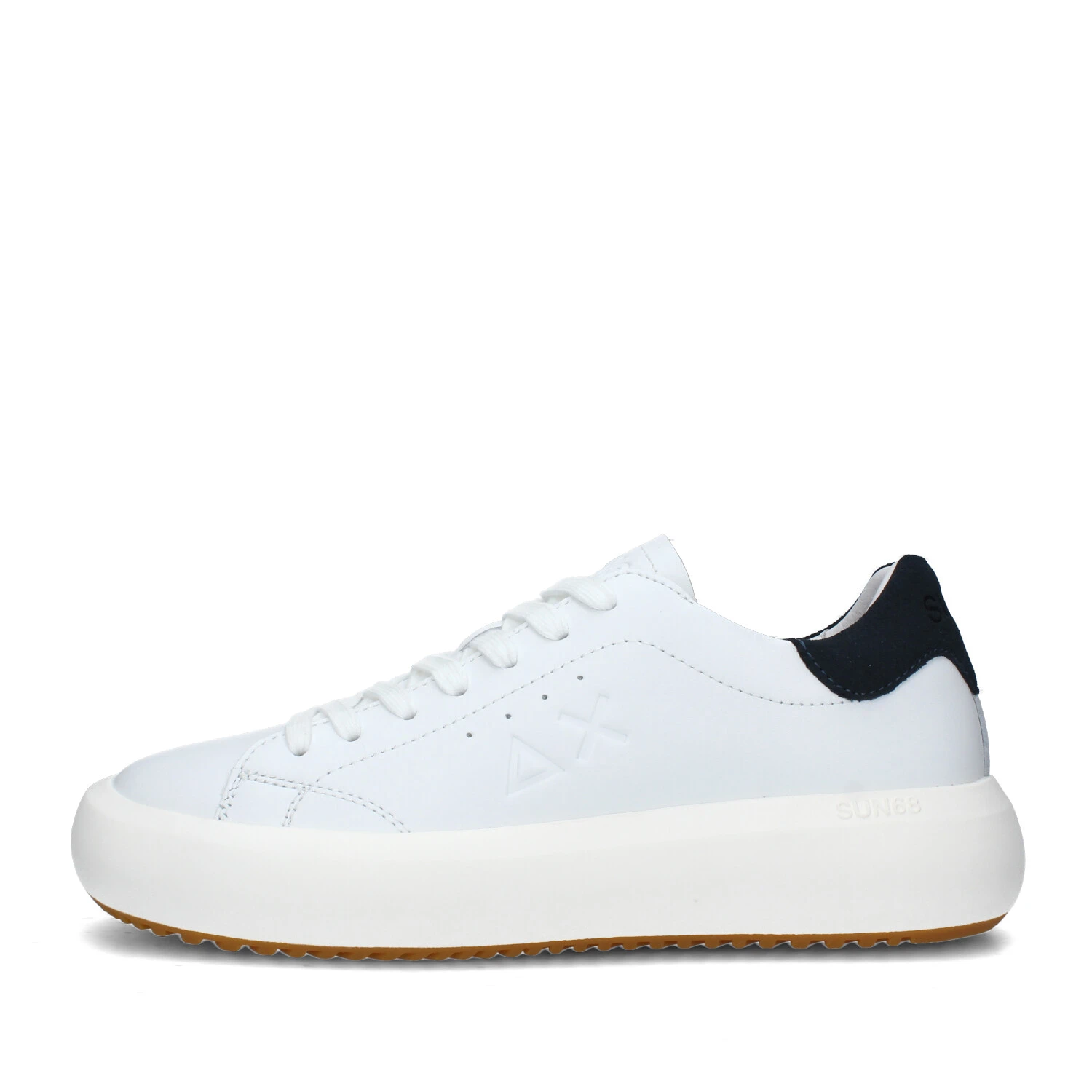 SNEAKERS PLATFORM BIG BOY CLASSIC CON TALLONE BLU UOMO BIANCO