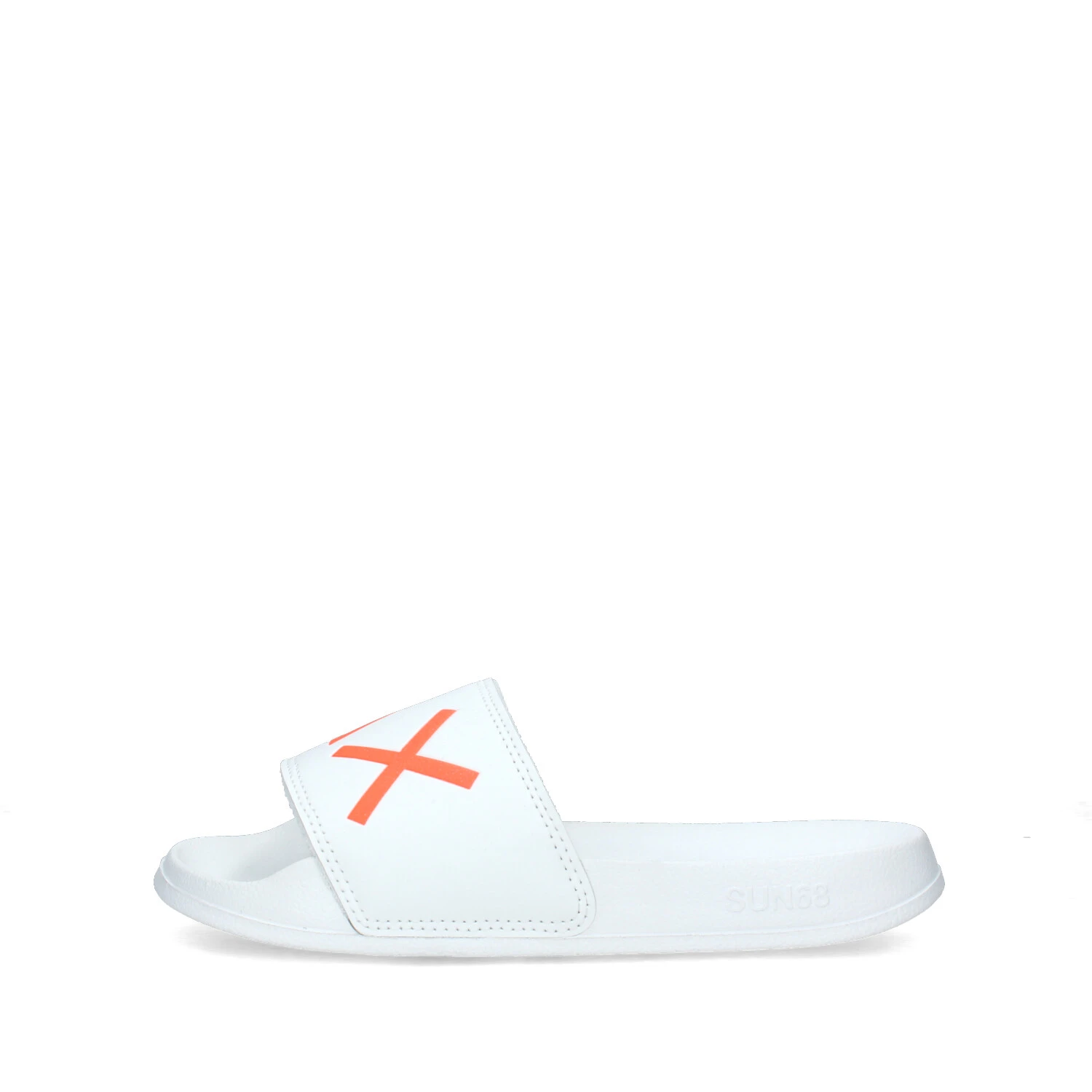 SANDALI MARE CON LOGO BAMBINA BIANCO ARANCIO