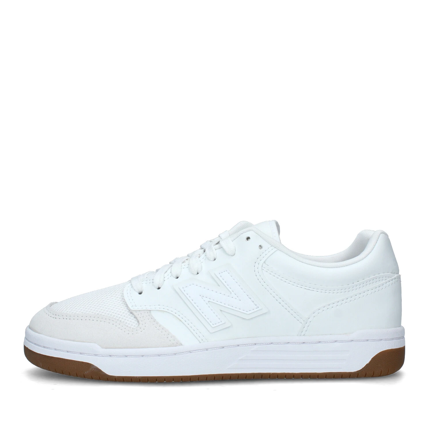 SNEAKERS BASSE 480 UNISEX ADULTO BIANCO BEIGE