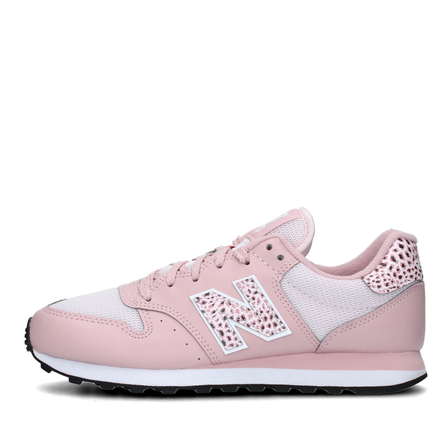 SNEAKERS BASSE 500 CON LOGO TRAMA ANIMALIER DONNA ROSA