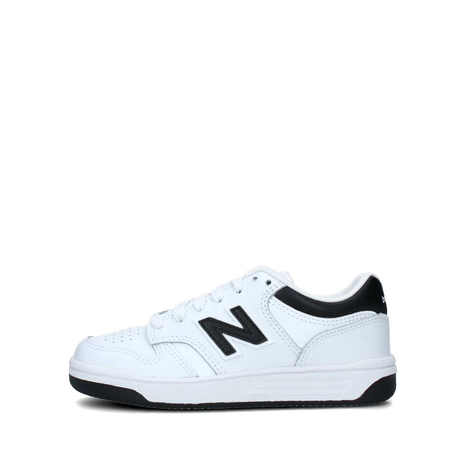 SNEAKERS BASSE 480 CON INSERTI NERI UNISEX BAMBINO BIANCO