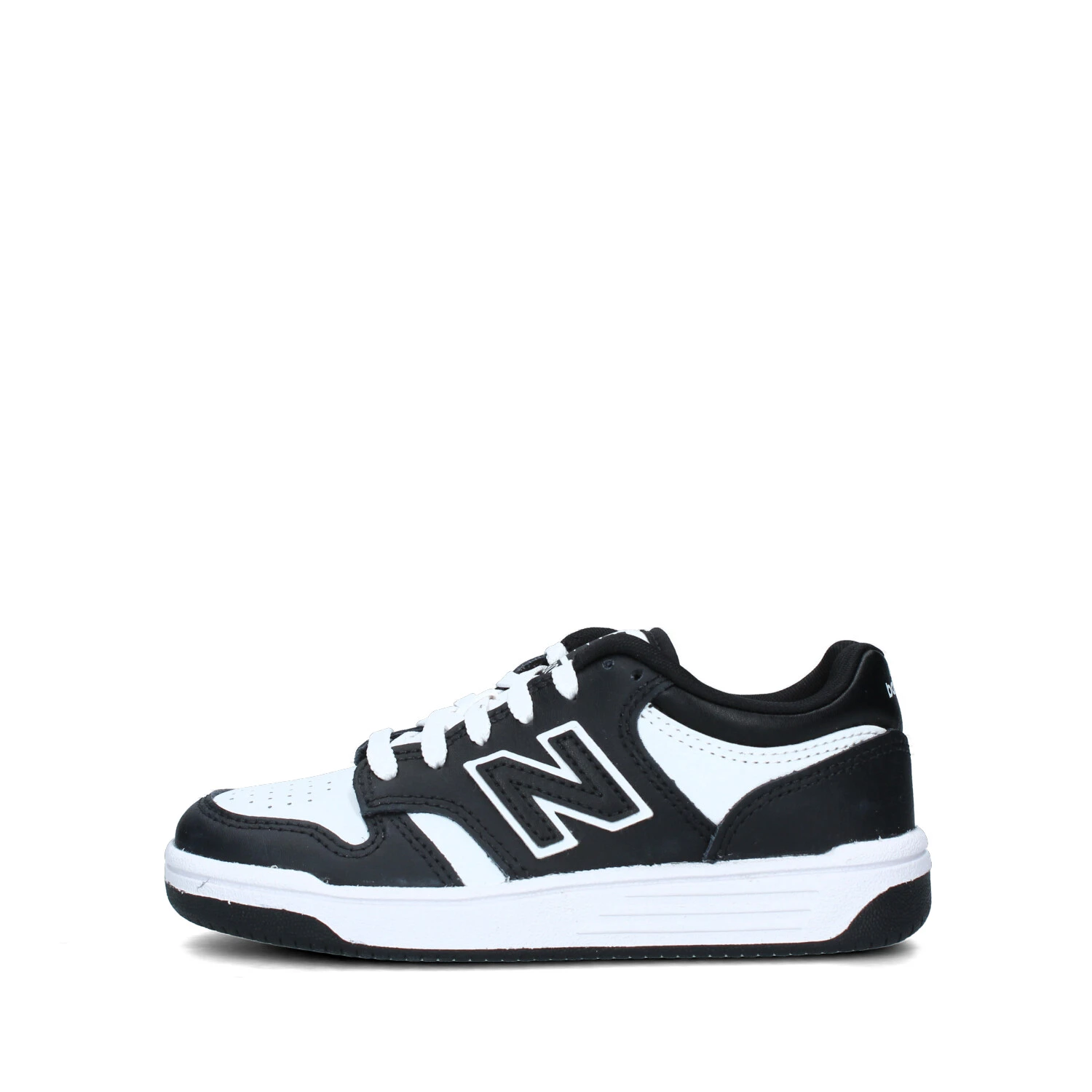 SNEAKERS BASSE 480 BICOLORE BIANCO NERO