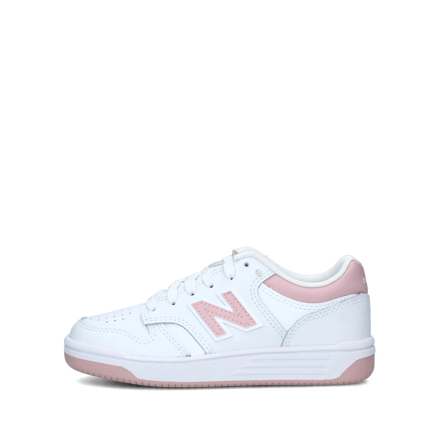 SNEAKERS BASSE 480 CON INSERTI ROSA BAMBINA BIANCO