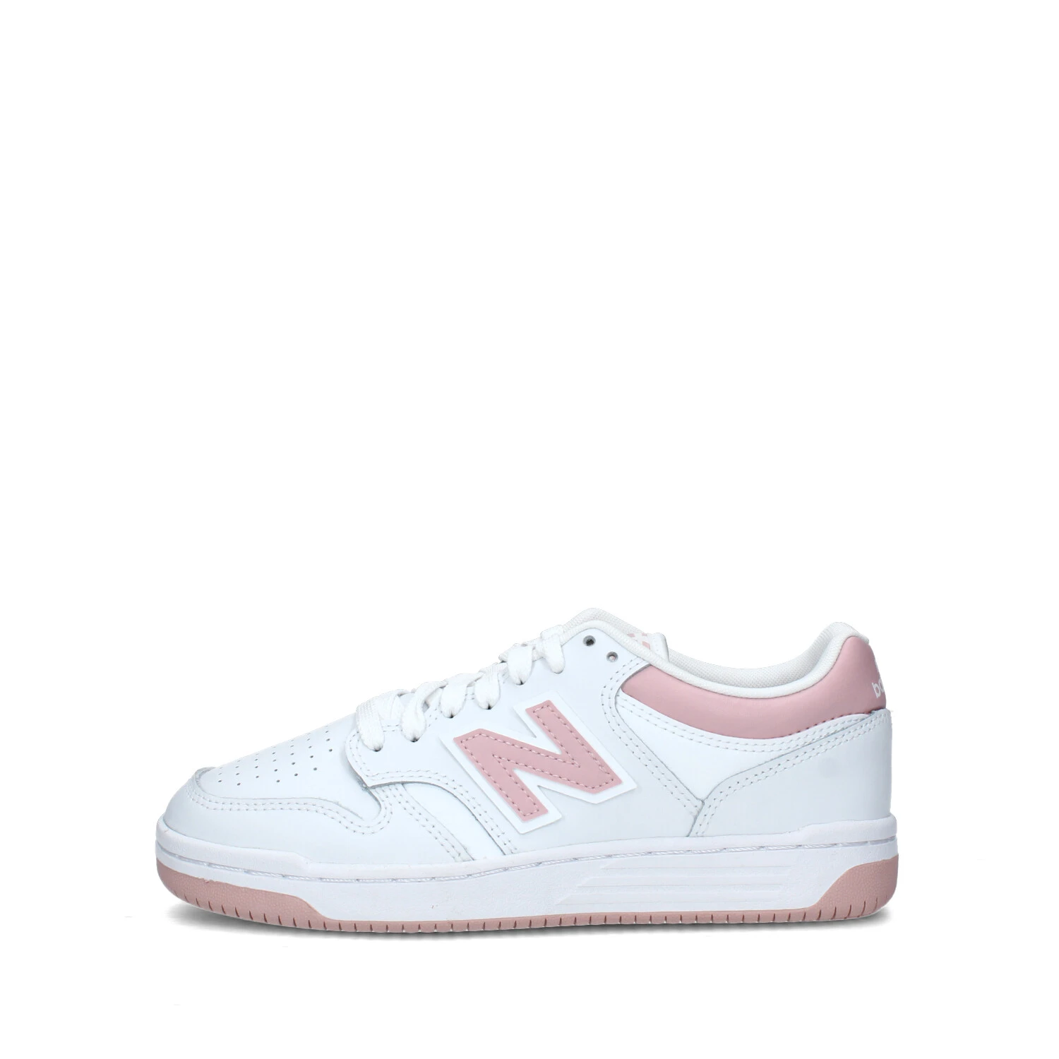 SNEAKERS BASSE 480 BICOLORE BAMBINA BIANCO ROSA