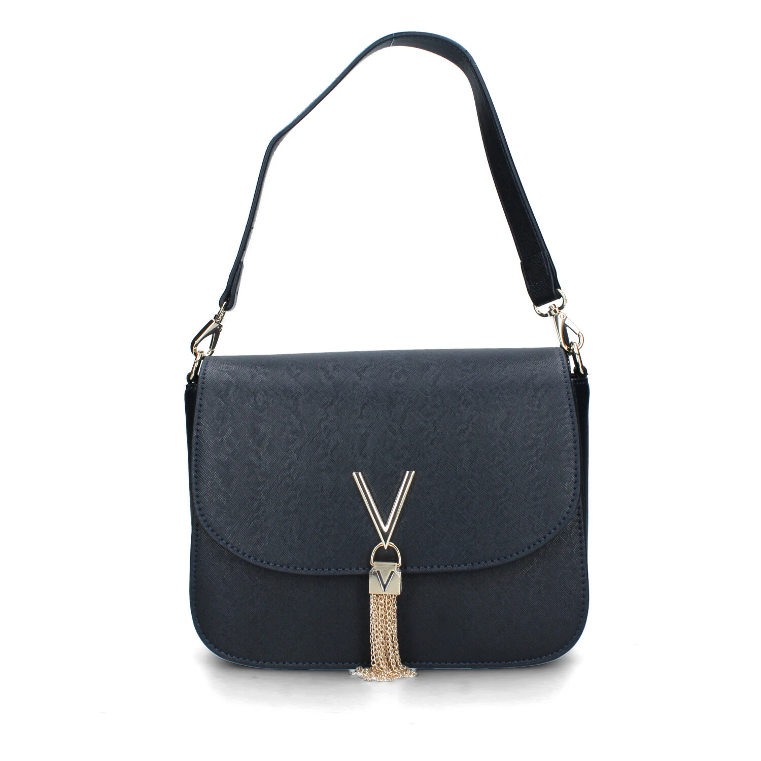 BORSA A SPALLA DIVINA SA CON CATENINA AMOVIBILE DONNA BLU NAVY