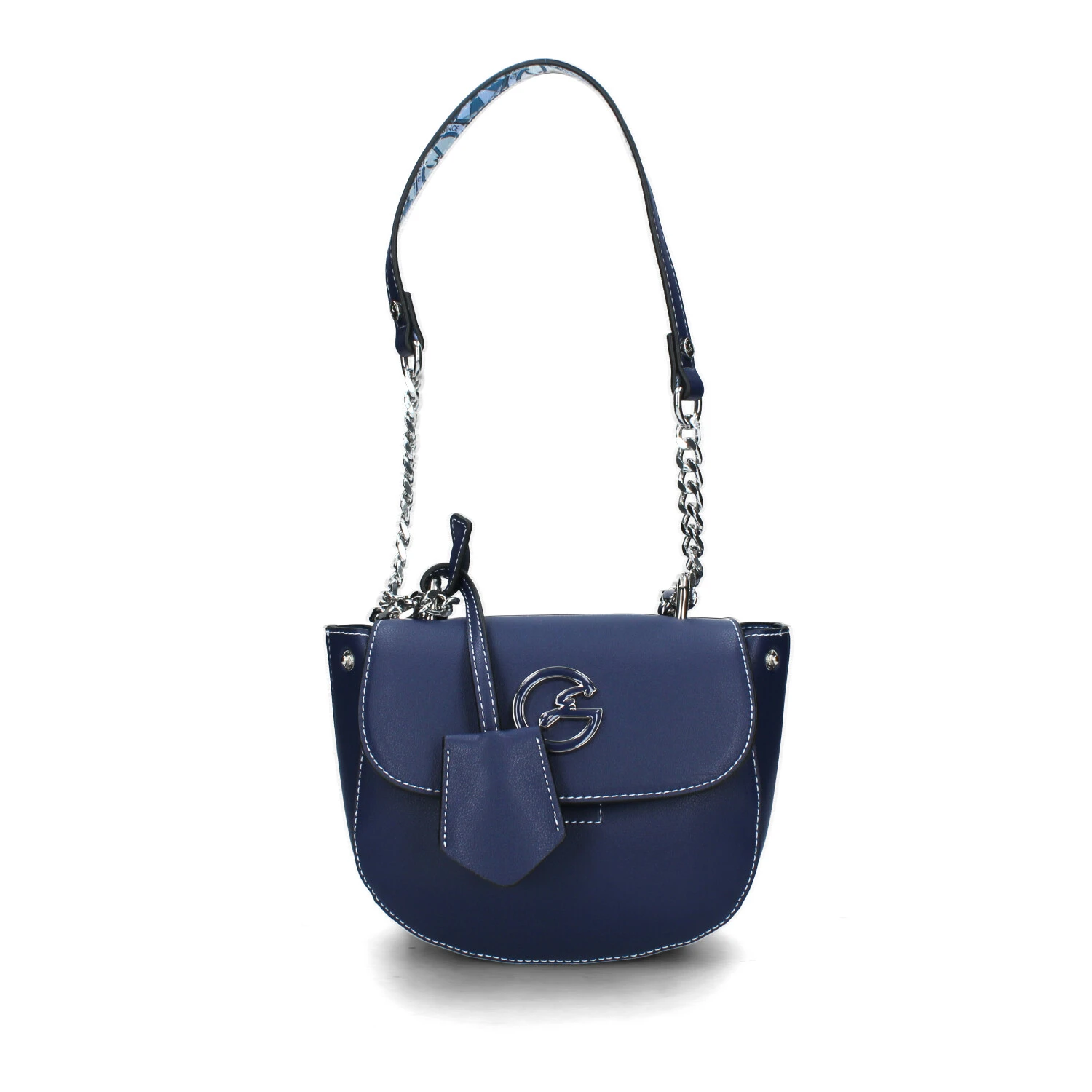 BORSA A TRACOLLA DENISE PLUS CON CATENA DONNA BLU