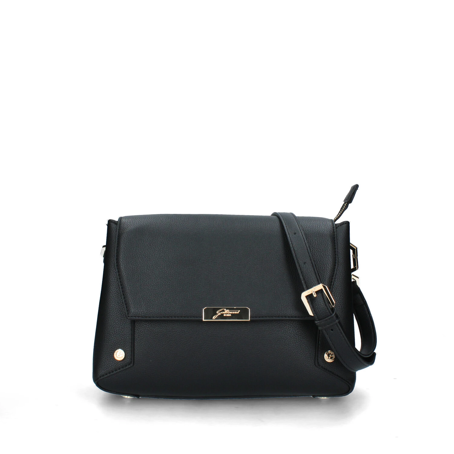 BORSA A TRACOLLA ROOMY MEDIA MONOCOLORE DONNA NERO