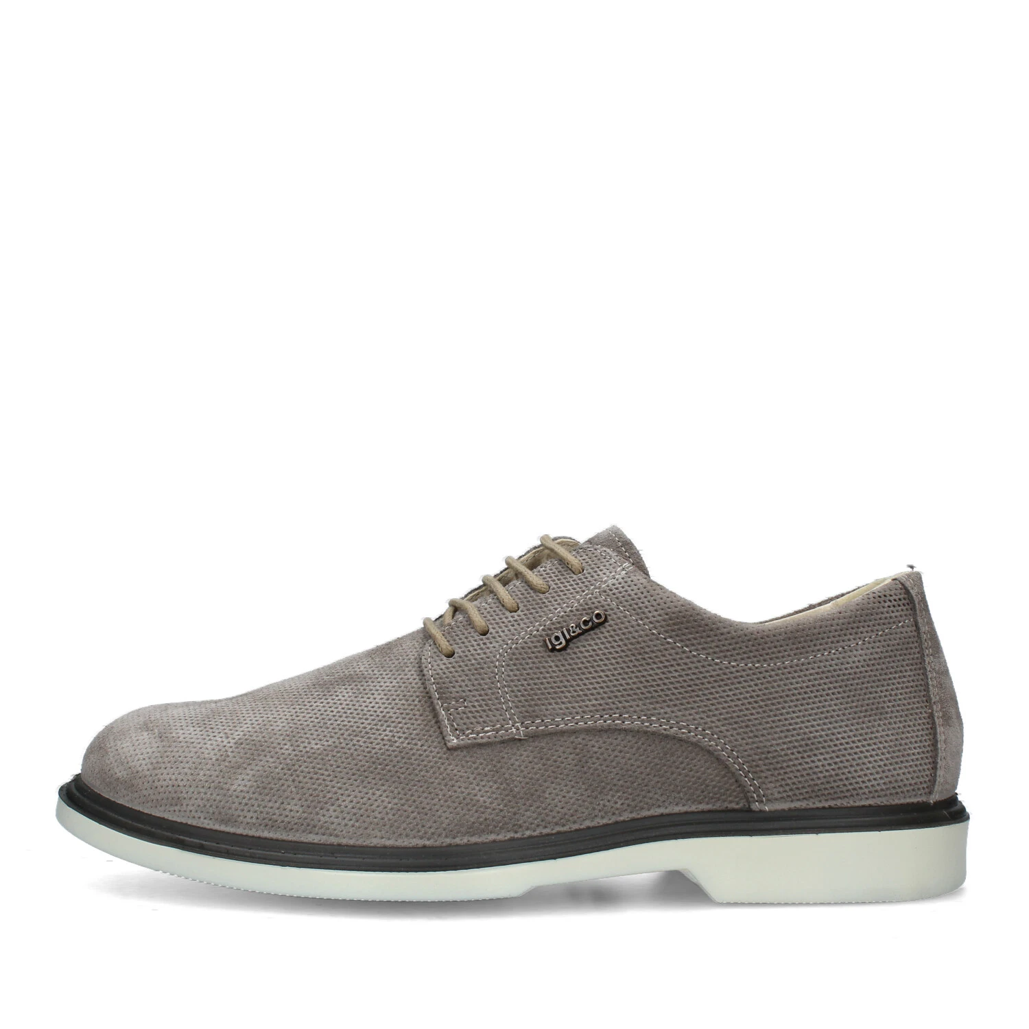 STRINGATE DERBY SCAMOSCIATE UOMO GRIGIO