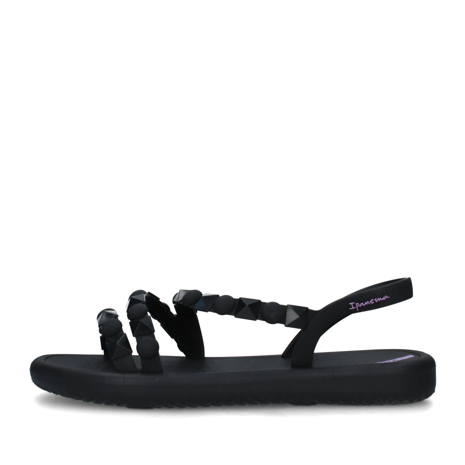 SANDALI MARE MEU SOL FLATFORM DONNA NERO LILLA