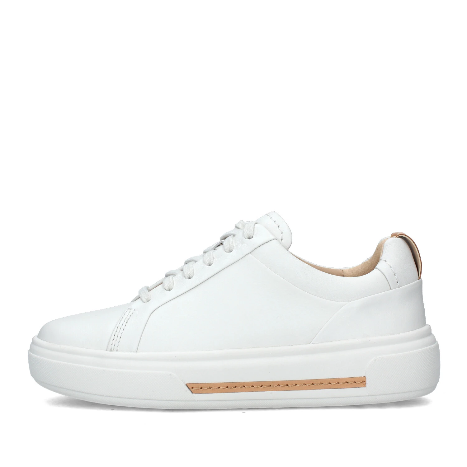 SNEAKERS PLATFORM HOLLYHOCK WALK CON BANDA BEIGE DONNA BIANCO