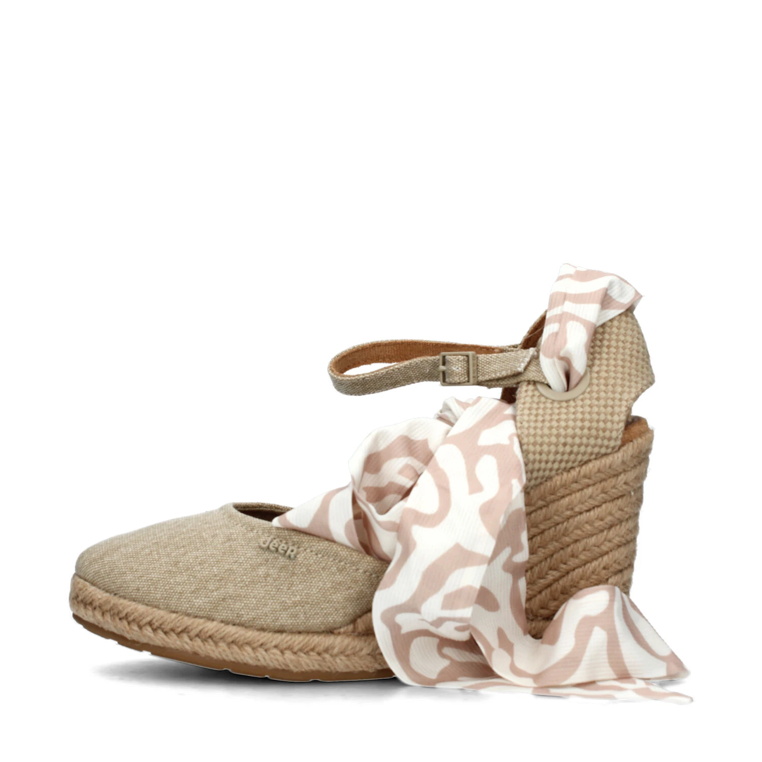 ESPADRILLAS MAYA CVS CON BANDA COLORATA DONNA ECRU