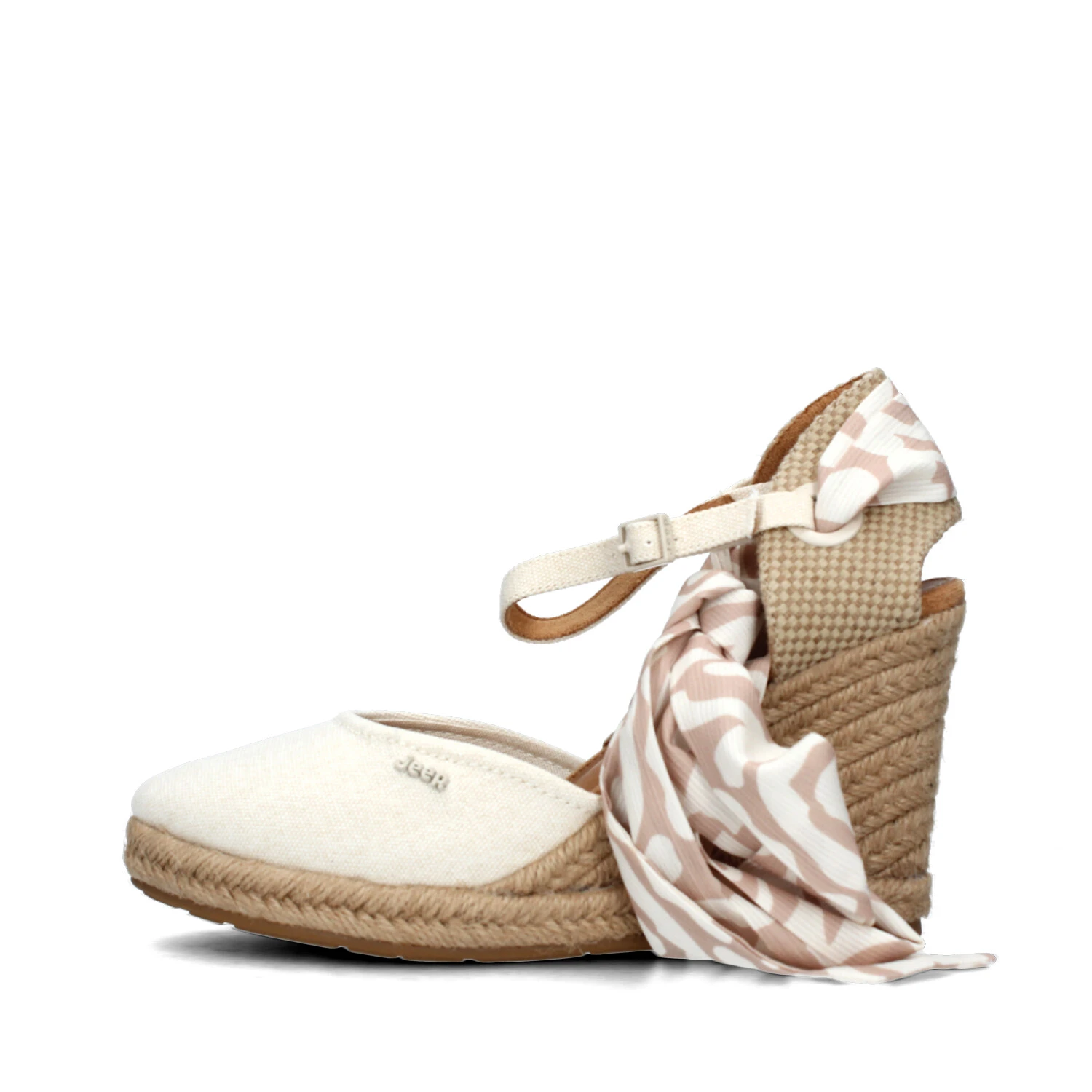 ESPADRILLAS MAYA CVS CON BANDA COLORATA DONNA BIANCO