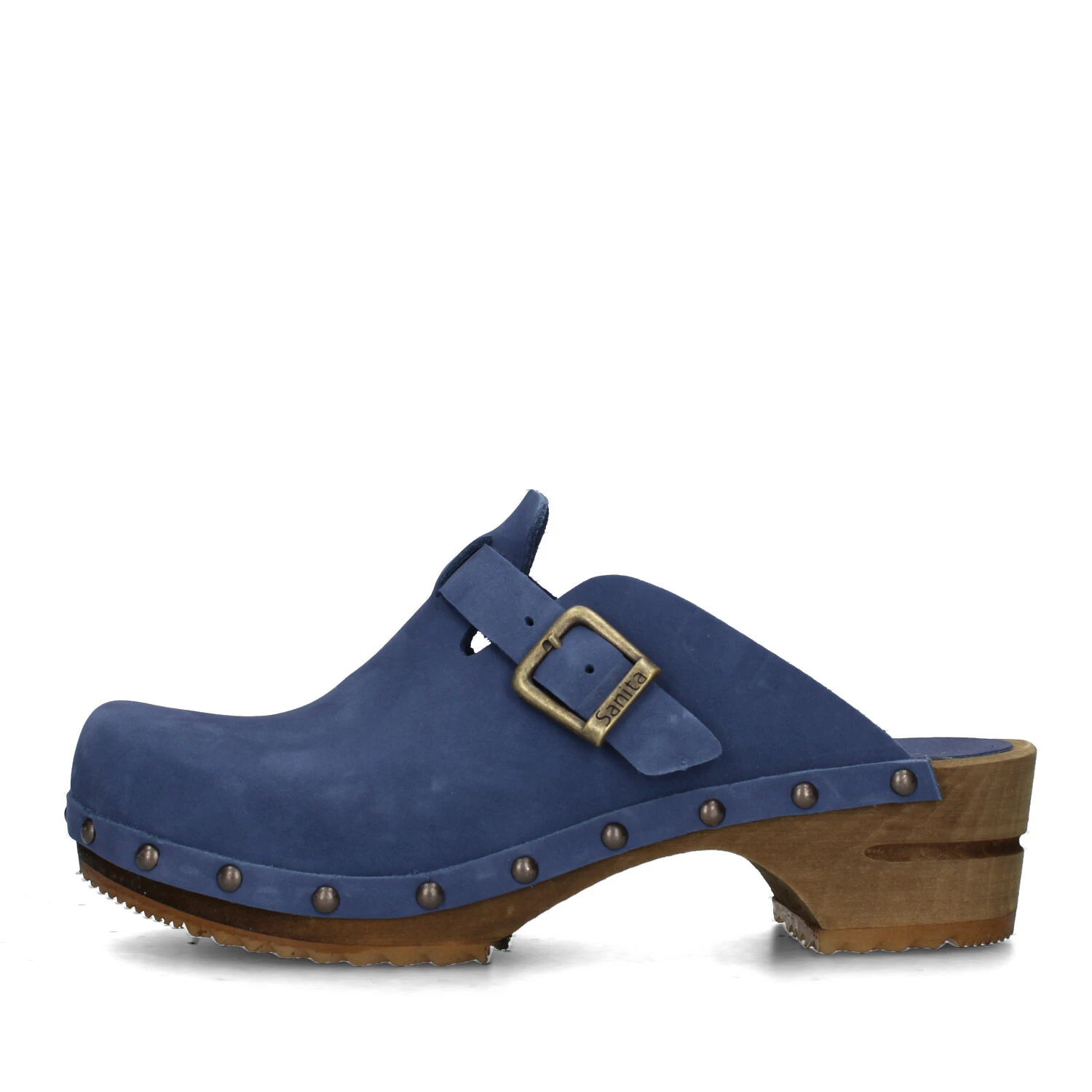 SABOT KRISTEL CON BORCHIE E FIBBIA LOGATA DONNA BLU