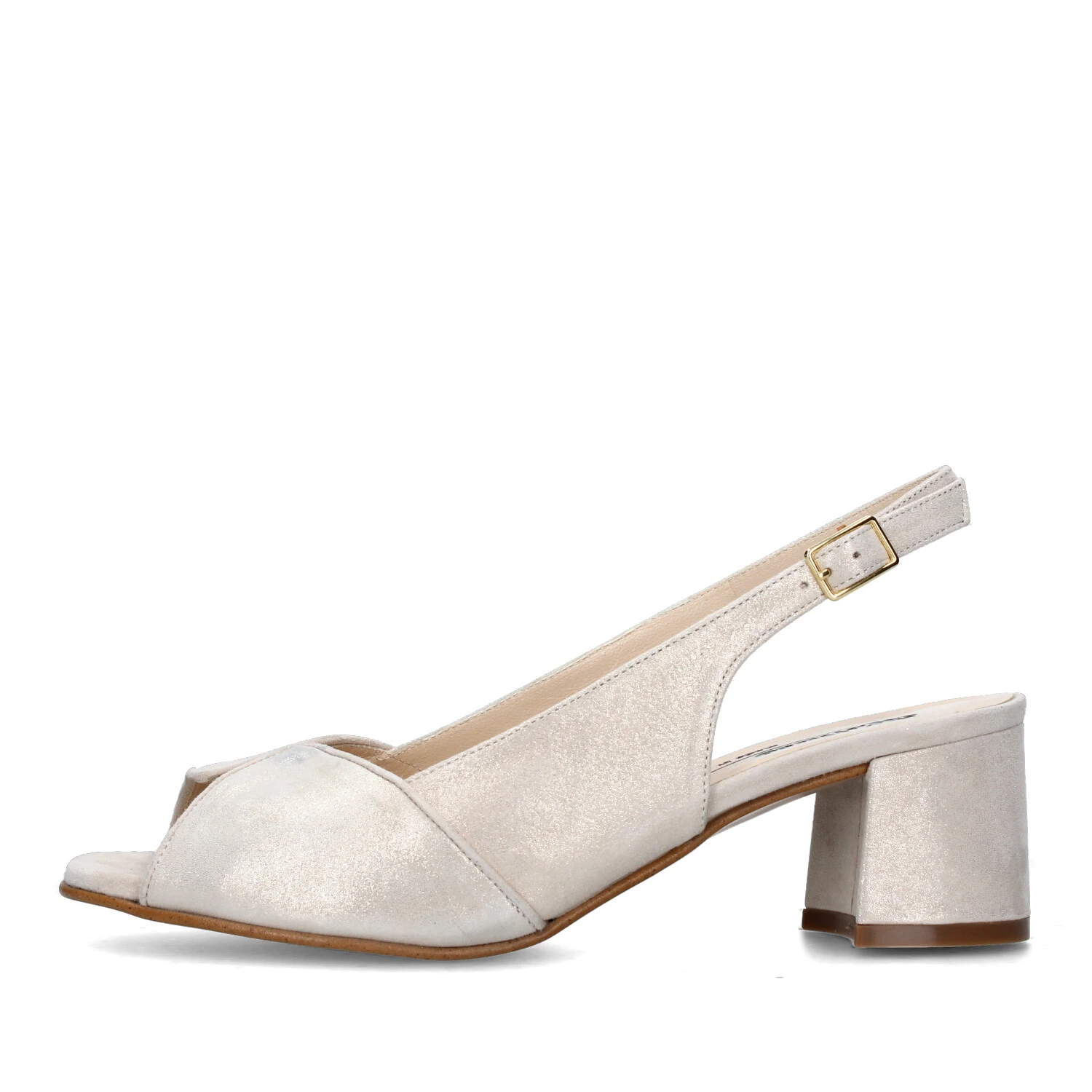 SANDALI TACCO ALTO CON CINTURINO DONNA BEIGE