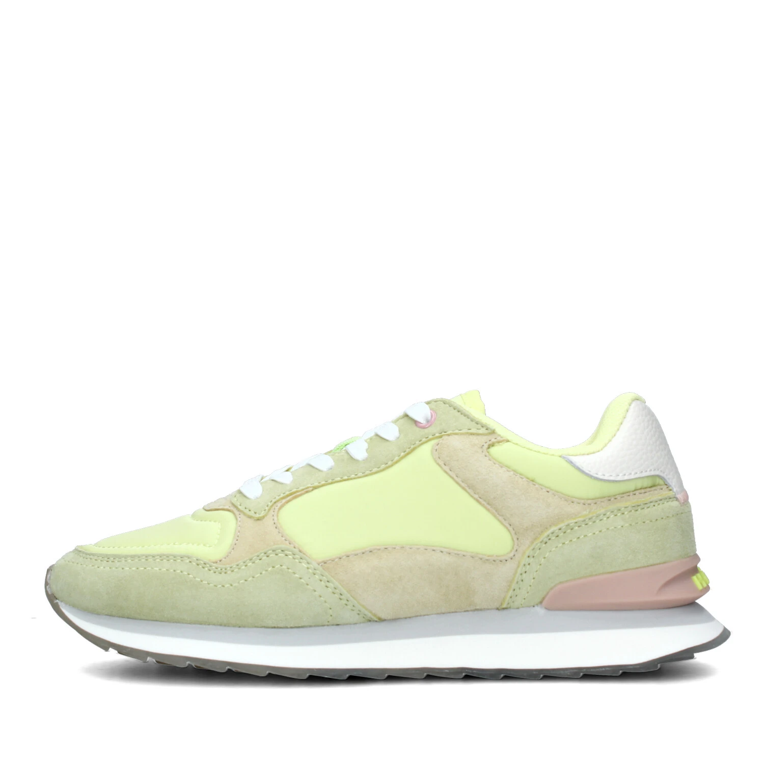 SNEAKERS BASSE CLEARWATER MULTICOLORE DONNA VERDE CHIARO BEIGE