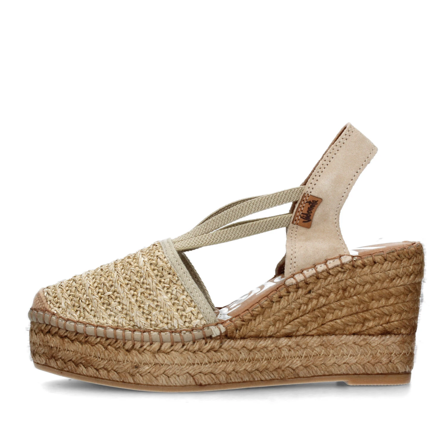 Bata Espadrillas Damen Mit 8cm Zeppa - Leichte Sommerschuhe Aus Naturmaterialien