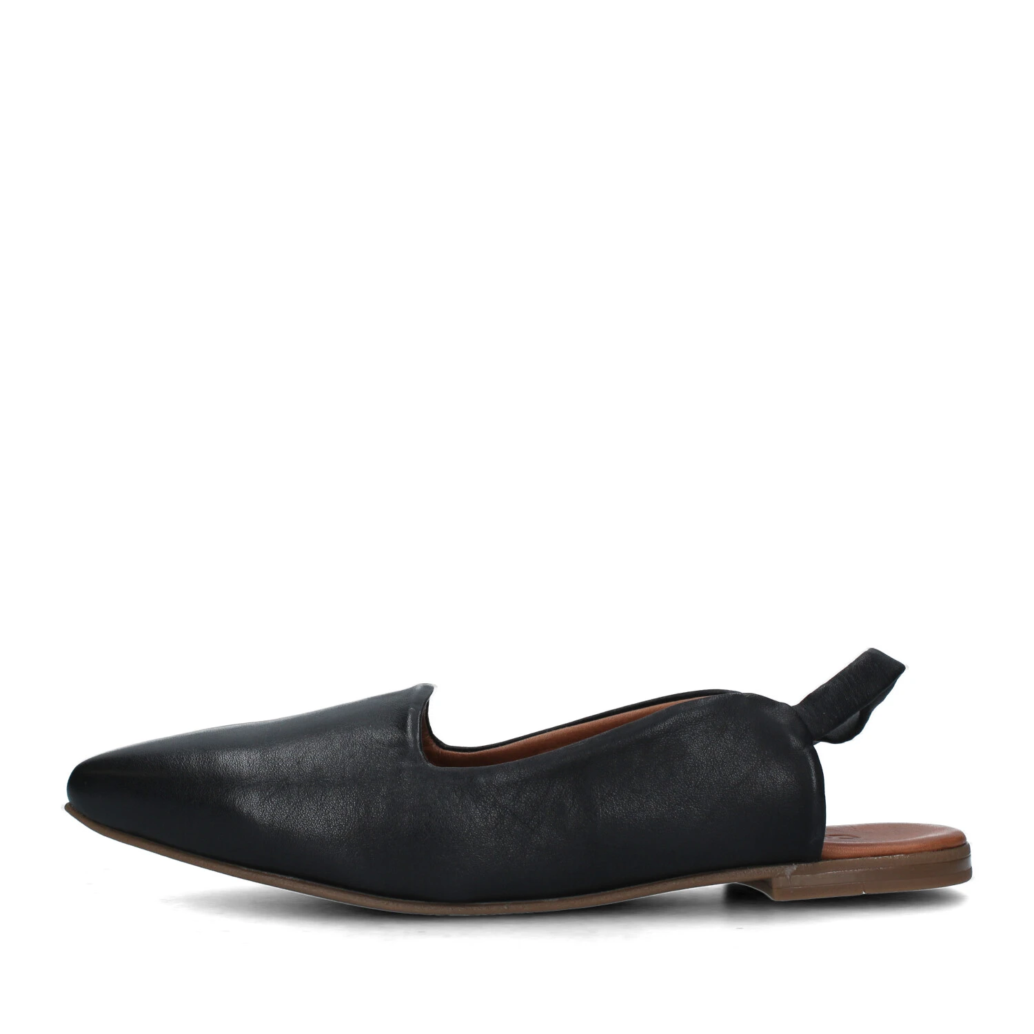 SLINGBACK A PUNTA DONNA NERO