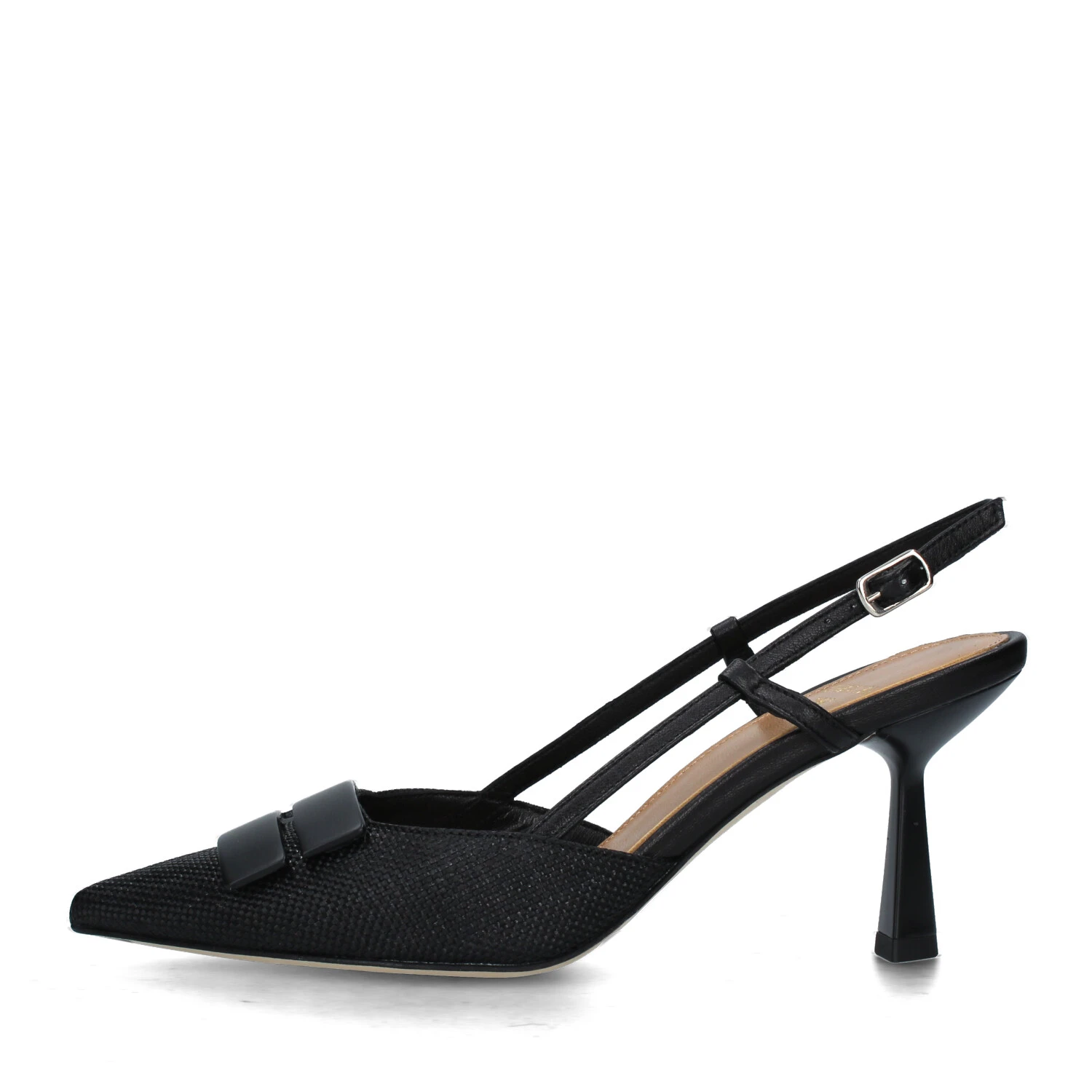 SLINGBACK CON INSERTO DONNA NERO