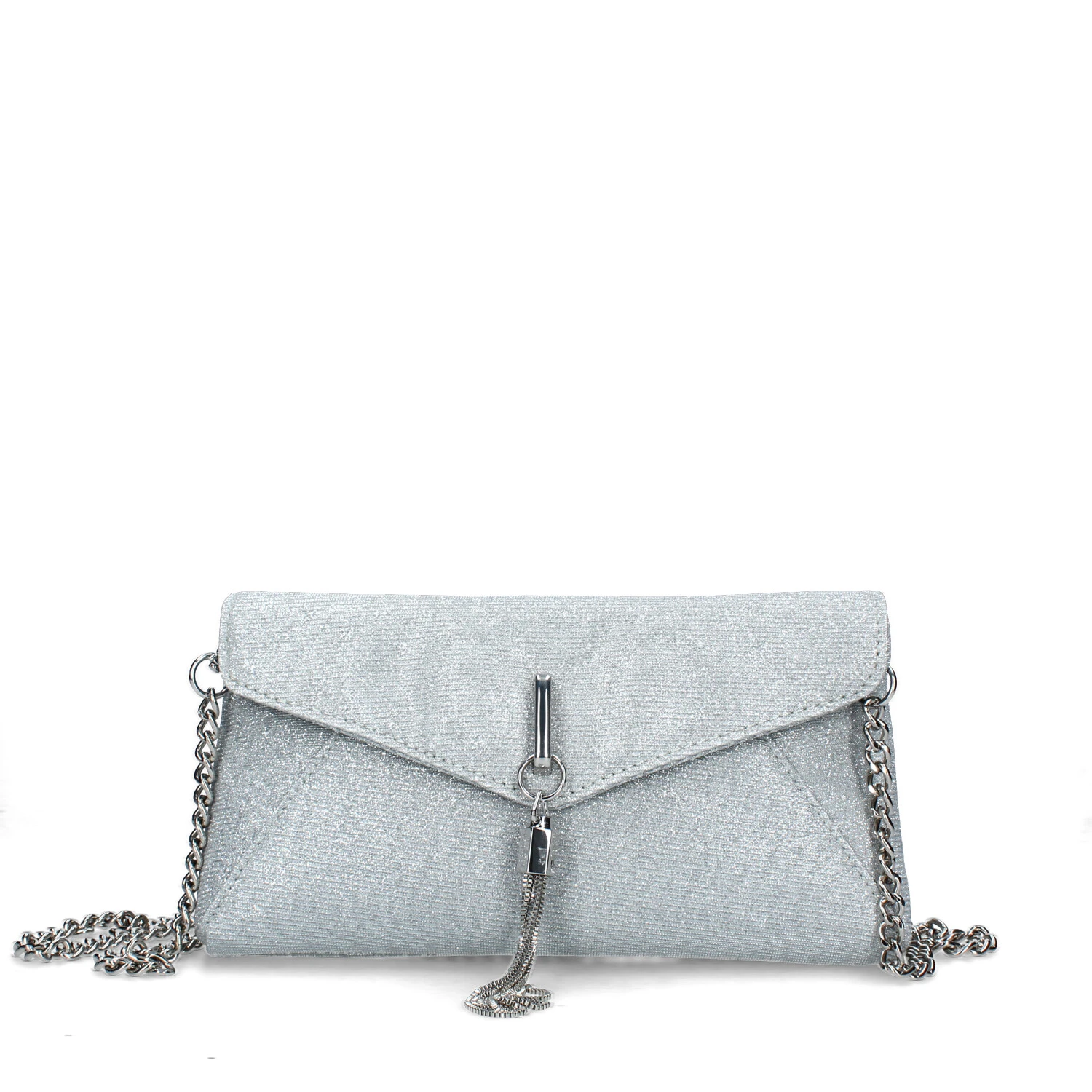 POCHETTE CON NAPPA IN CATENA DONNA ARGENTO