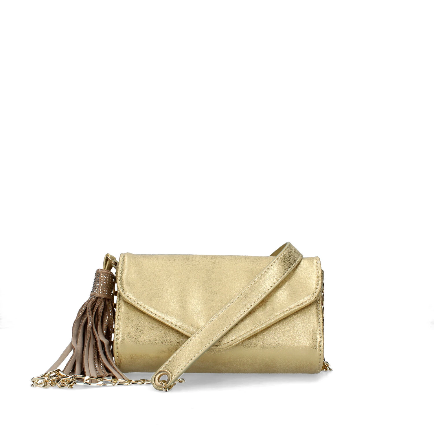 POCHETTE CON NAPPA DONNA ORO