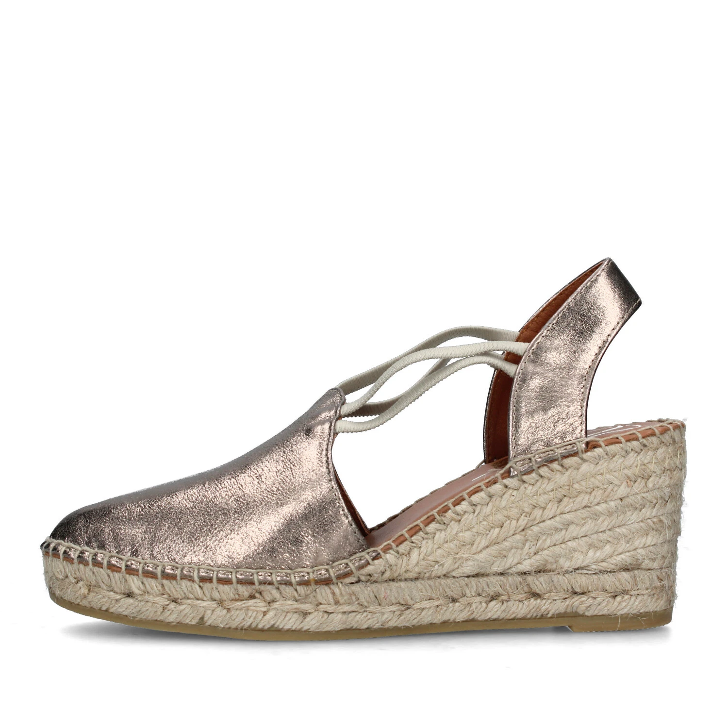 ESPADRILLAS CON ZEPPA ED ELASTICI DONNA BRONZO