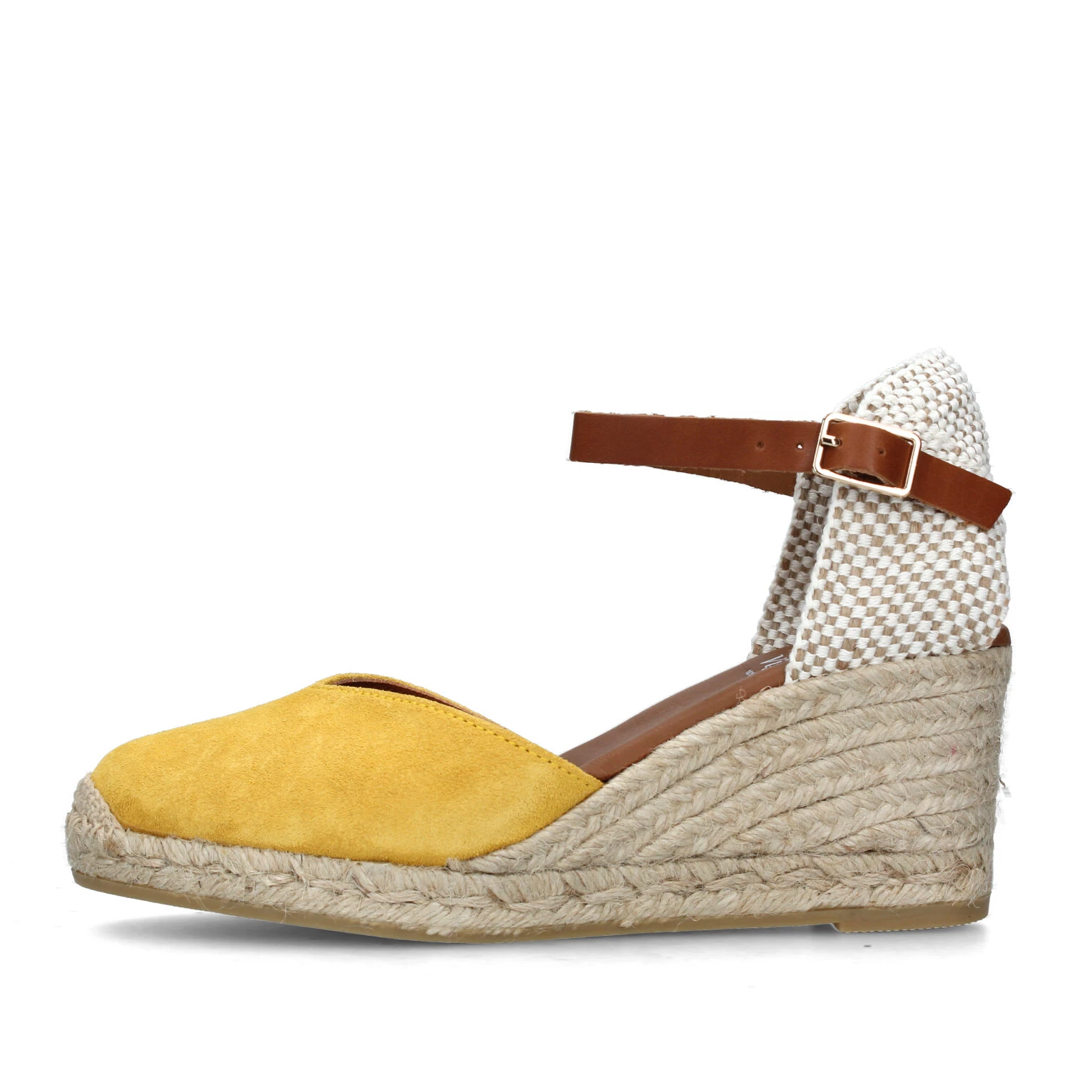 ESPADRILLAS CON ZEPPA E CINTURINO DONNA GIALLO